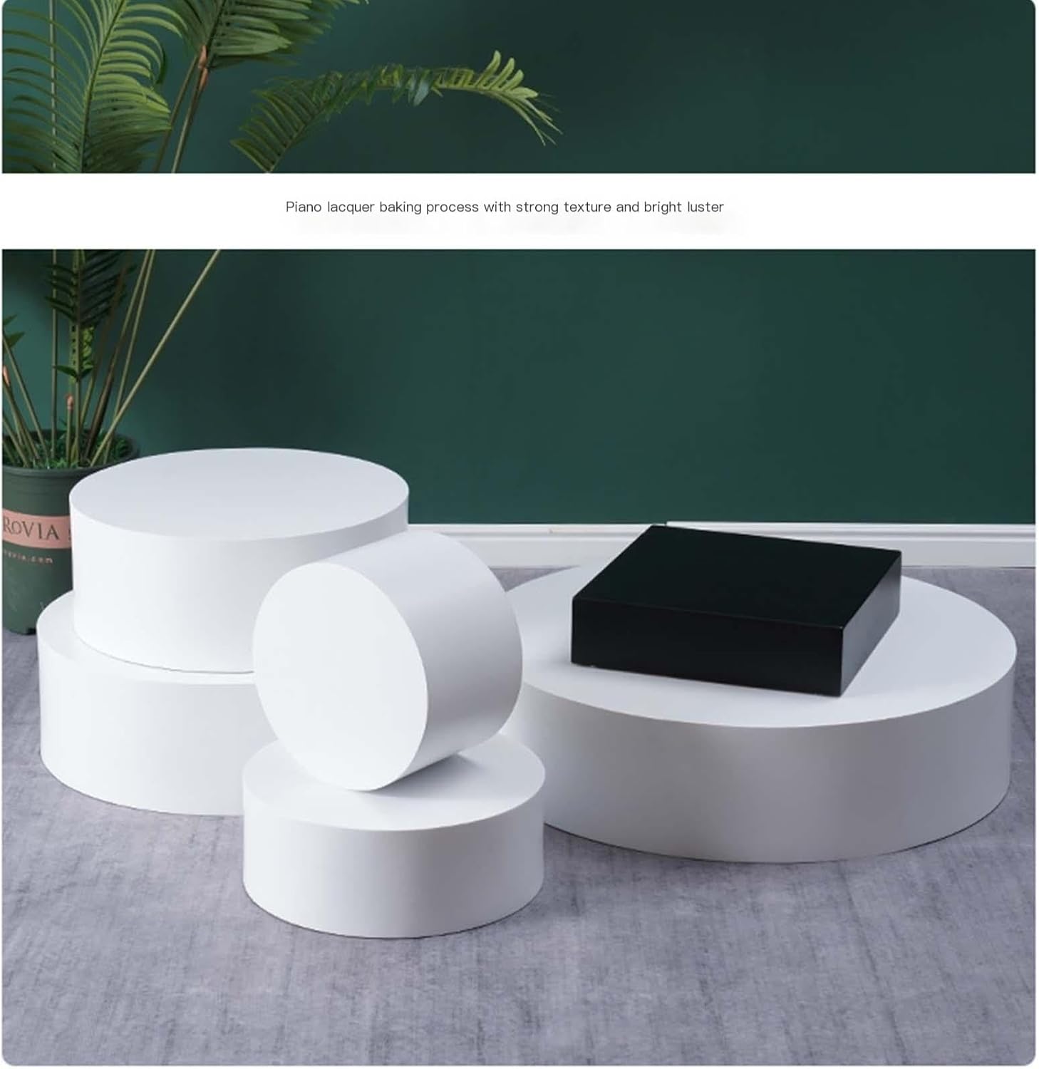 Stackable Cylinder Display Stands for Decor and Storage