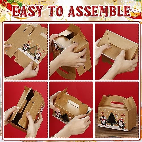 Fulmoon 24 Pcs Christmas Gift Boxes with Window