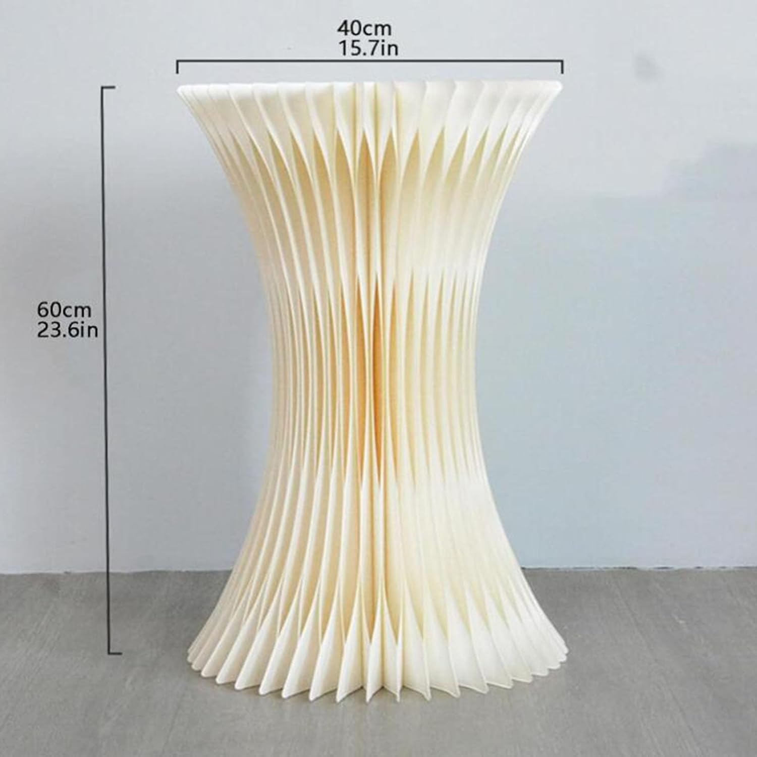 Wutaihill Cylinder Pedestal Stand Foldable Display Riser 40x60cm