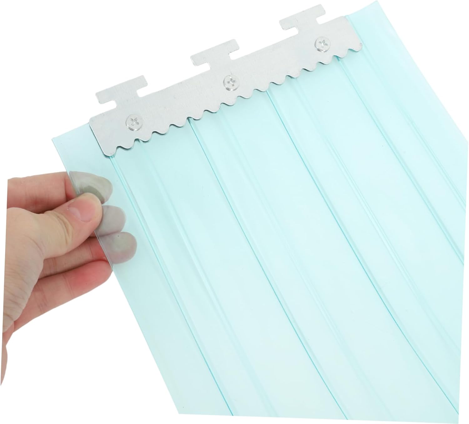 Ciieeo Semi Sheer PVC Strip Curtain for Classroom Shop and Freezer