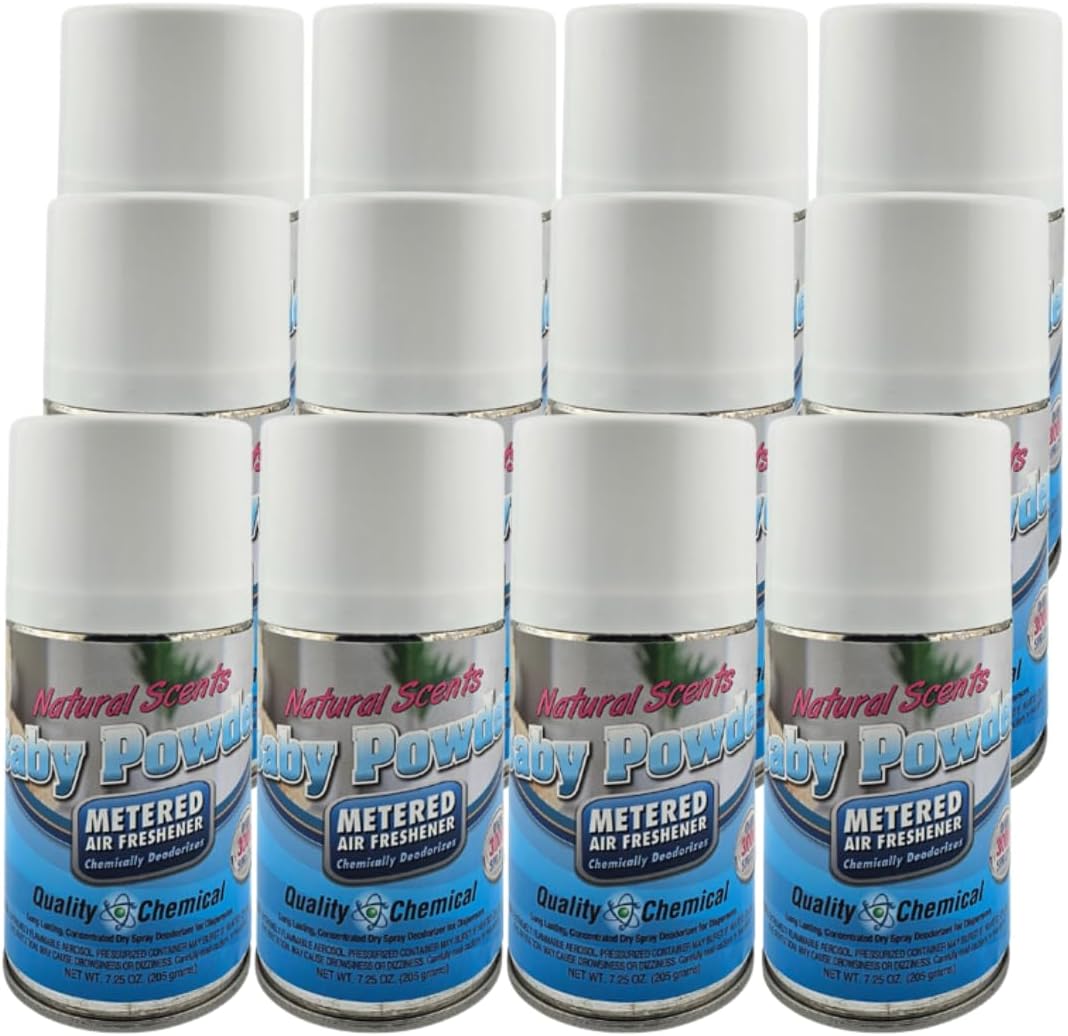 Quality Chemical Baby Powder Refill Can - 725 oz Pack of 12