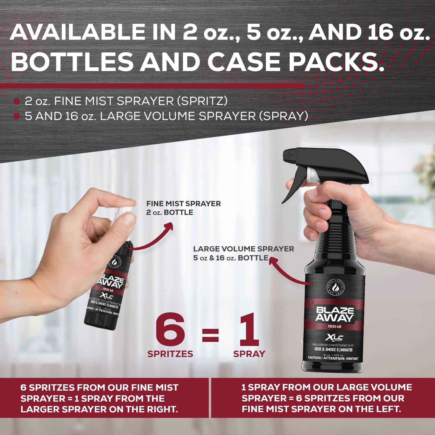 Blaze Away Commercial Air Freshener for Strong Odors