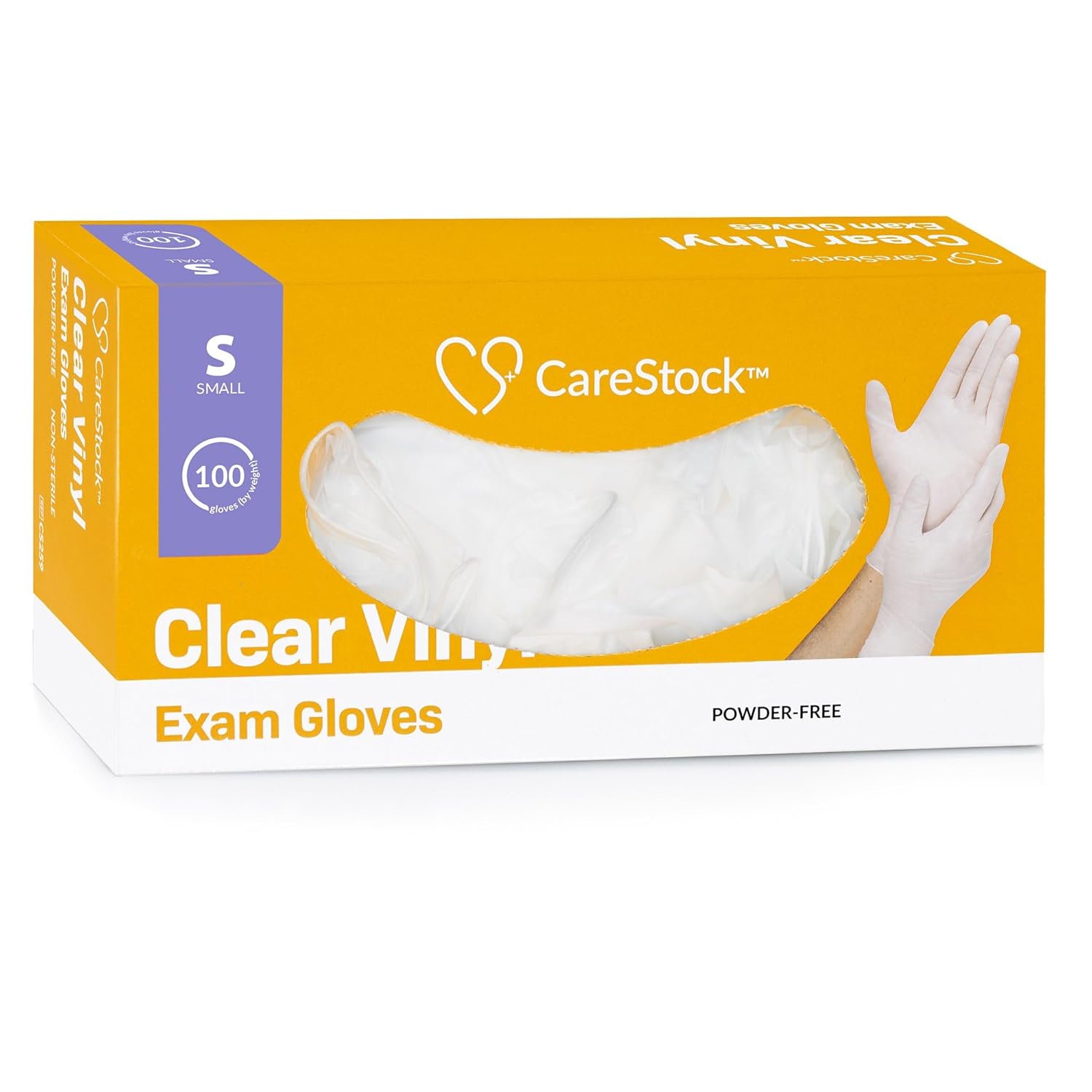 Clear Vinyl Exam Gloves 1000 Count Pack