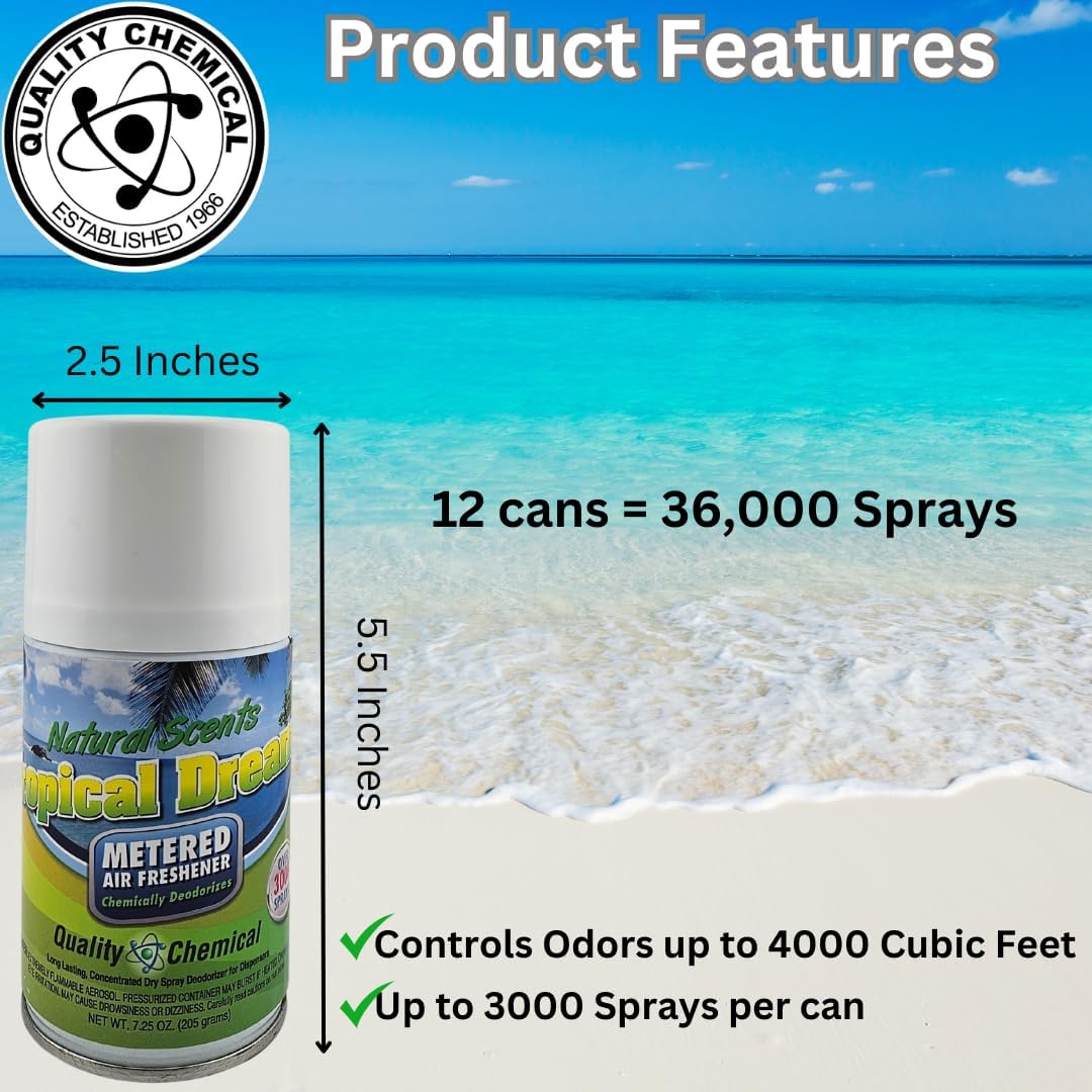 Quality Chemical Tropical Dream Refill Can - Pack of 12