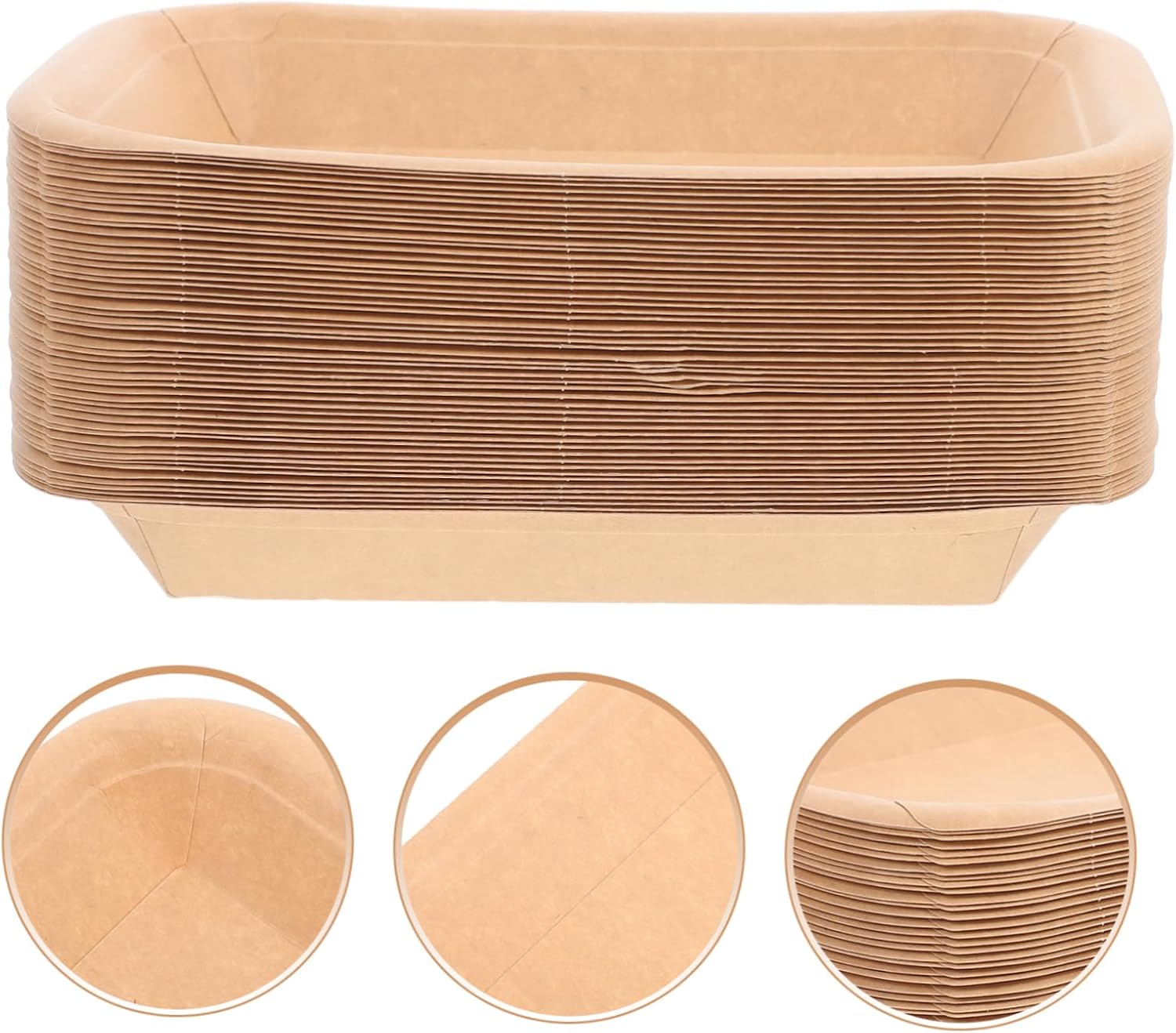 50 Pcs Disposable Barbecue Tray for Parties and Events