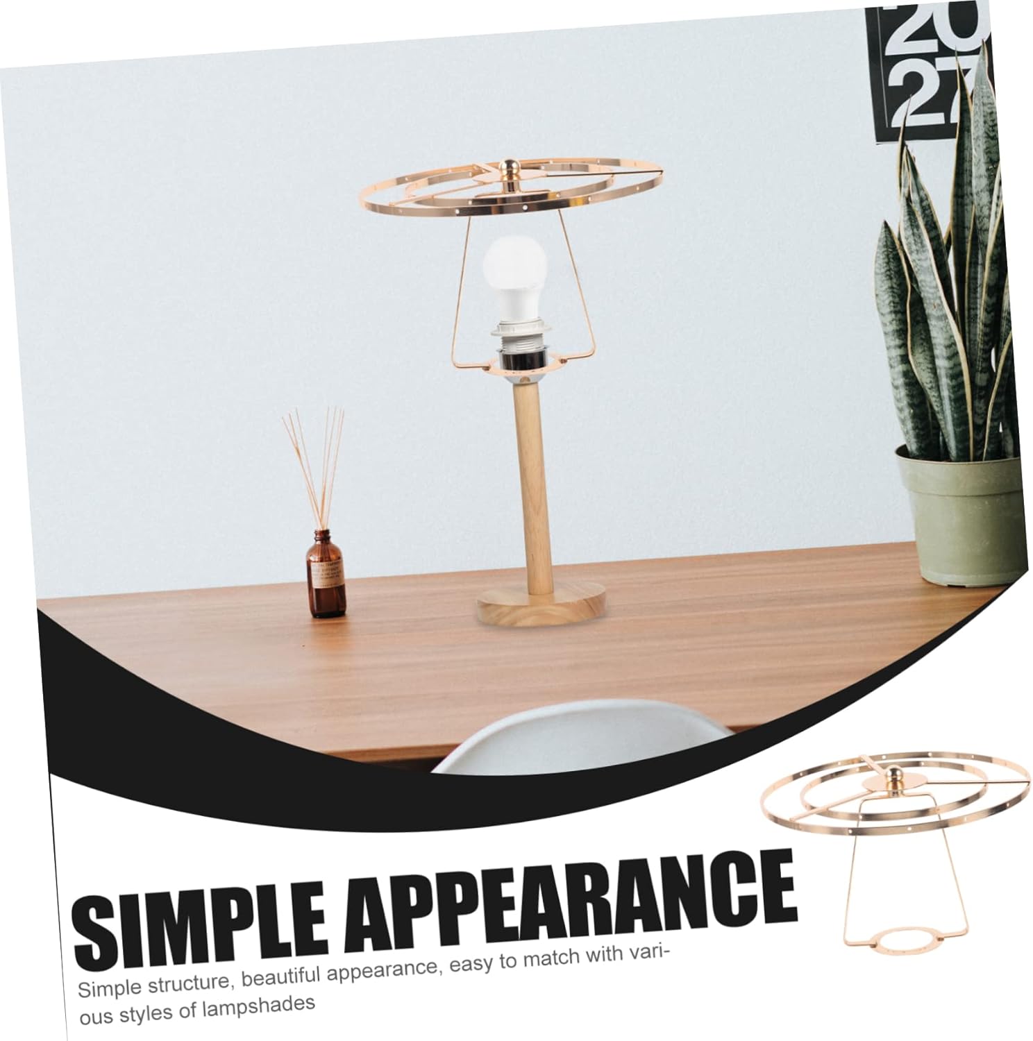 Gadpiparty Vintage Crystal Lamp Harp Holder Kit