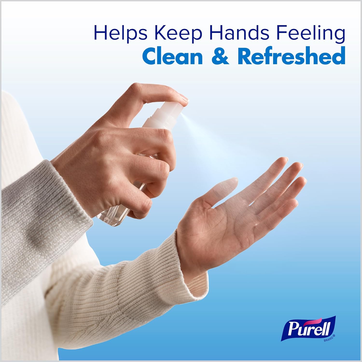 PURELL Advanced Hand Sanitizer Spray 2 fl oz Pack of 6 Unscented