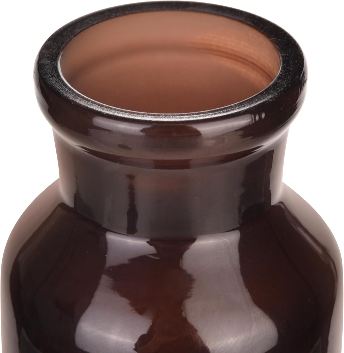 Amber Glass Reagent Bottle With Ground Stopper 125ML