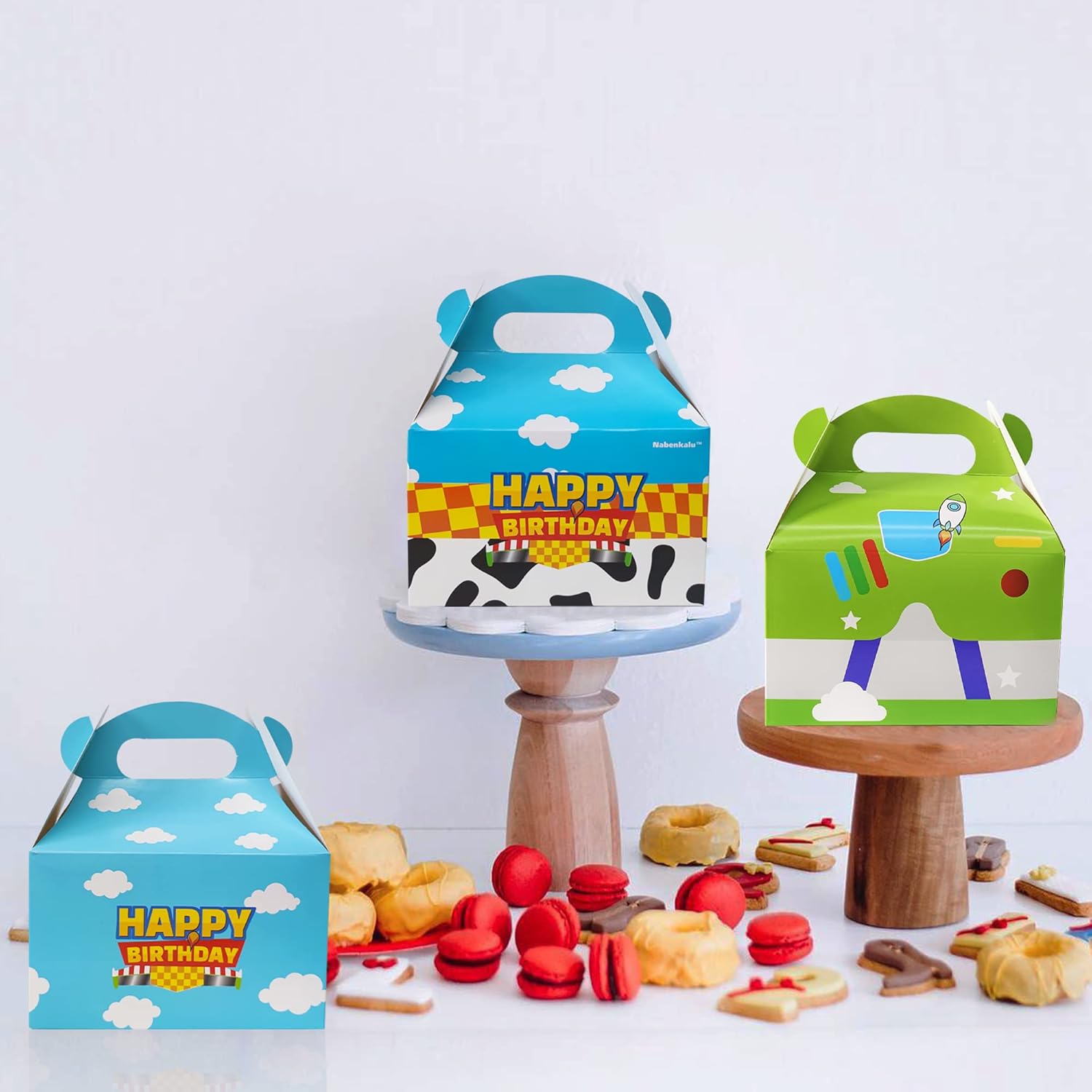 Nabenkalu Cartoon Story Party Boxes 15pcs Toy Gift Bags