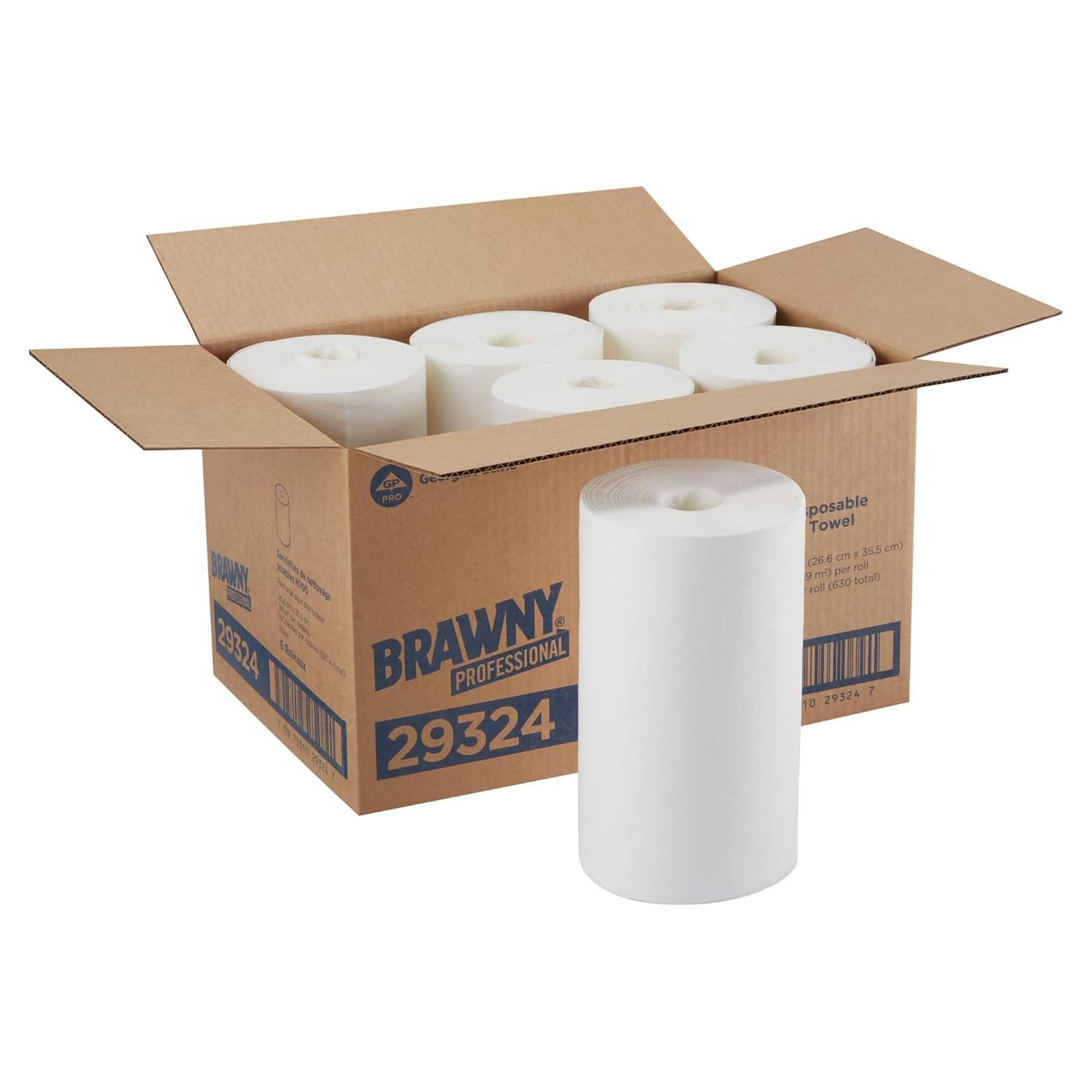 Brawny Professional H700 Cleaning Towel Refill 6 Rolls Case