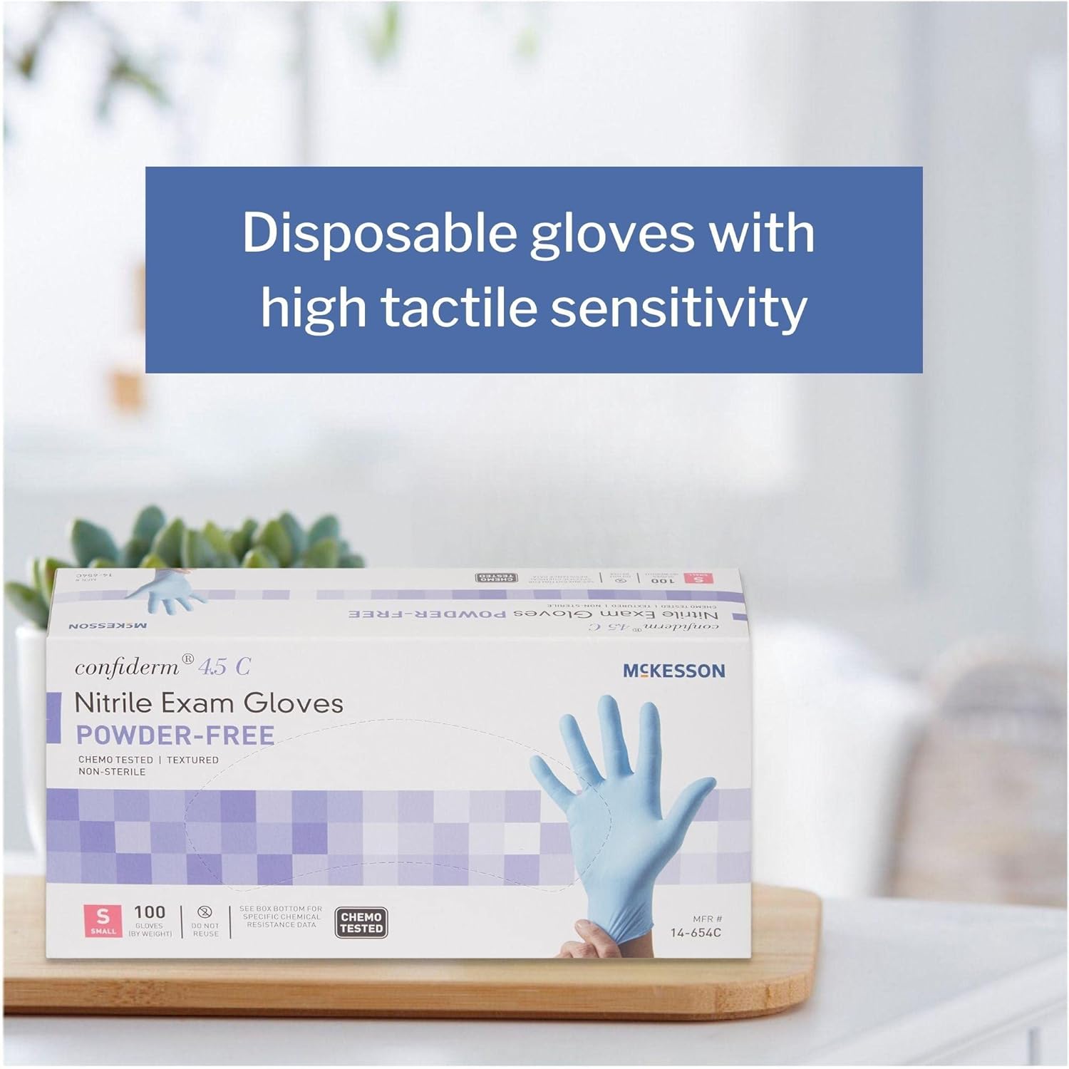 McKesson Confiderm 45C Nitrile Exam Gloves - 1000 Total