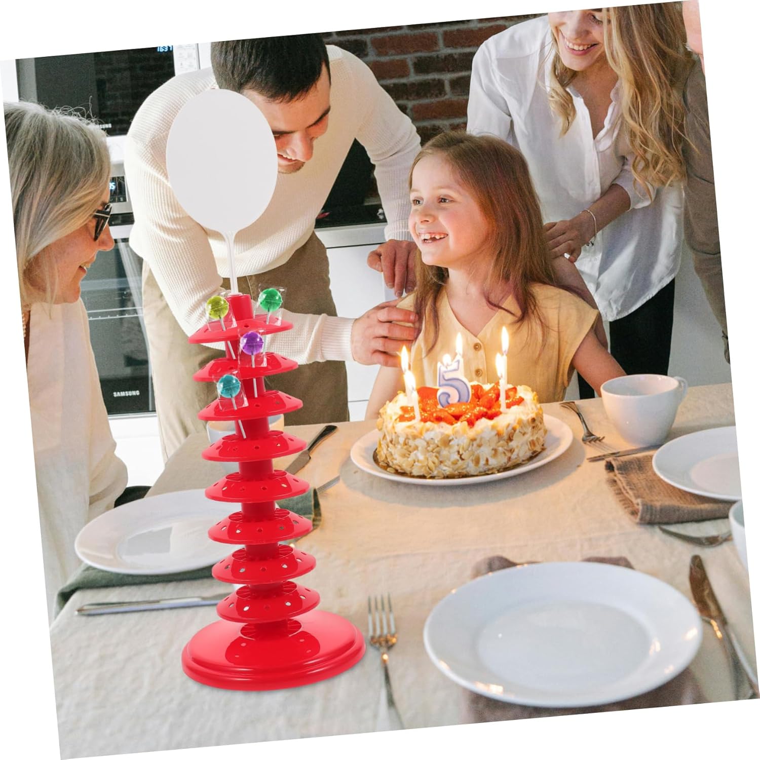 Ciieeo Multi Tier Adjustable Lollipop Holder Display Stand
