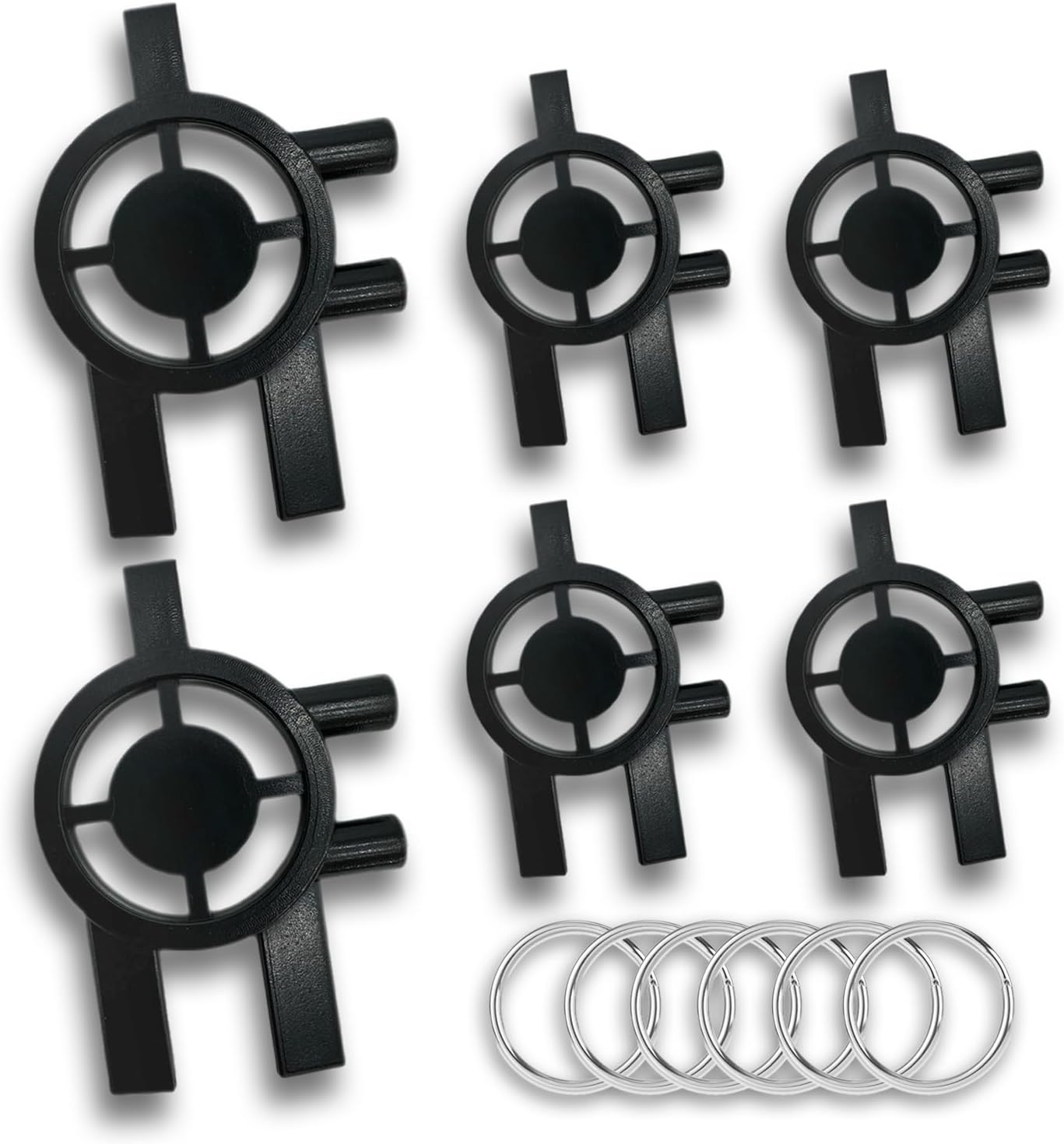6pcs 3-in-1 Dispenser Key Replacement for Cintas and Sanis