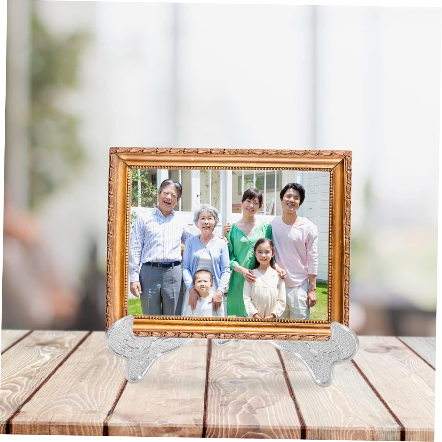 Cabilock Zinc Alloy Plate Display Stand for Home and Events