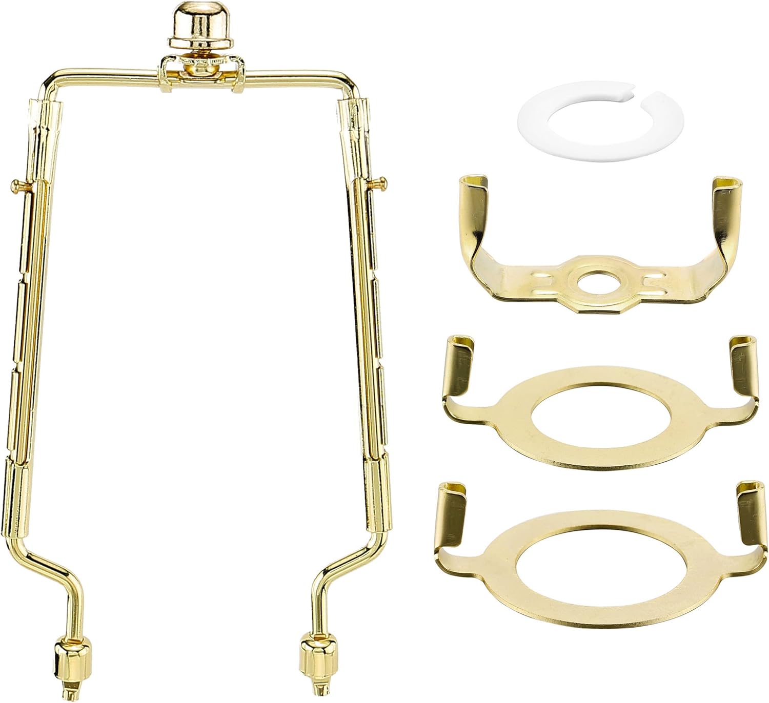 Mornajina Adjustable Lamp Harp Holder Set Gold