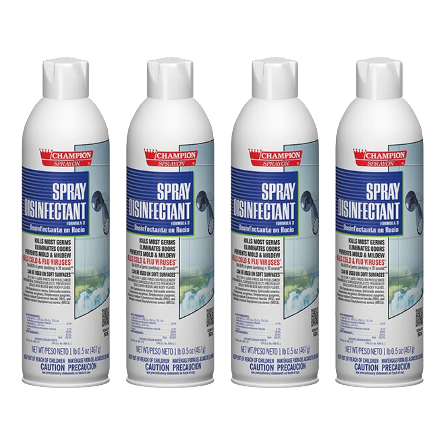 Chase Products Co Champion Aerosol Disinfectant 4-165 oz