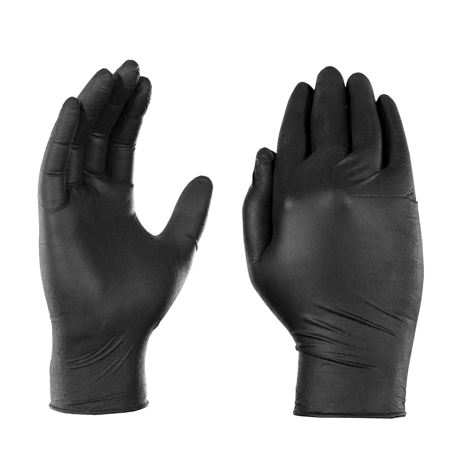 1st Choice Black Nitrile Exam Gloves 3mil Large Box of 100