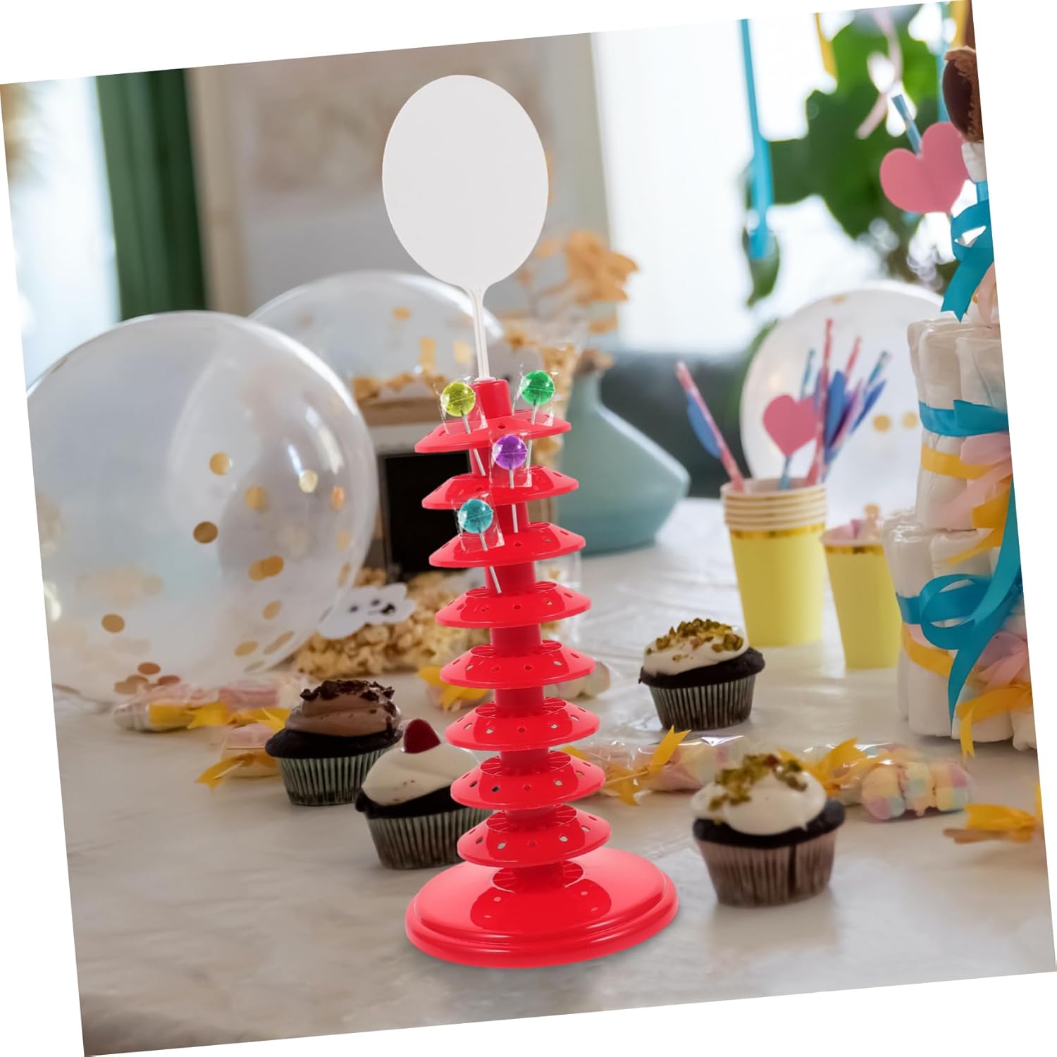 Ciieeo Multi Tier Adjustable Lollipop Holder Display Stand