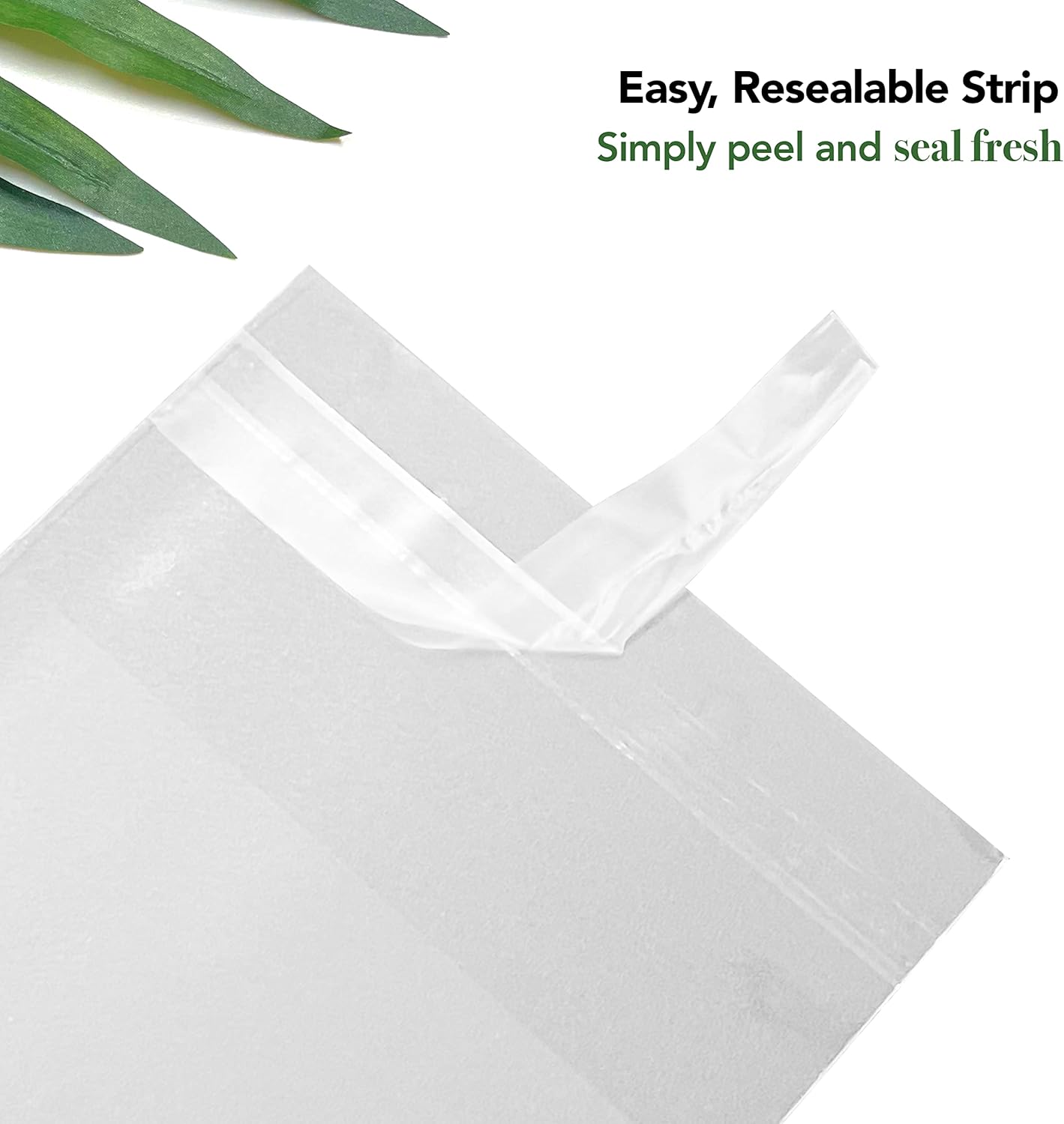 5x7 Inch Cellophane Bags 1000 Pack Clear Self-Sealing
