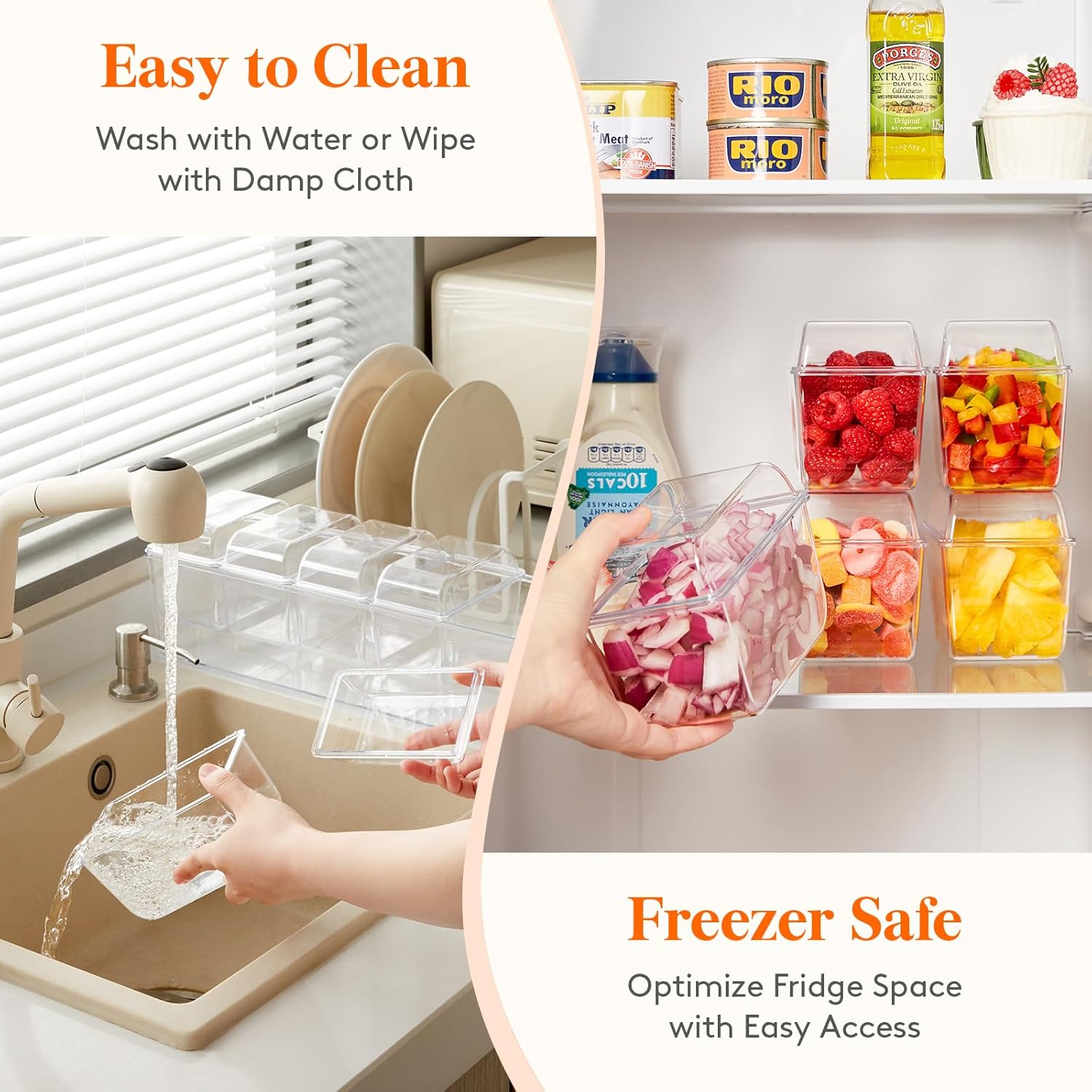 Lifewit Taco Bar Serving Set with 5 Containers and Accessories