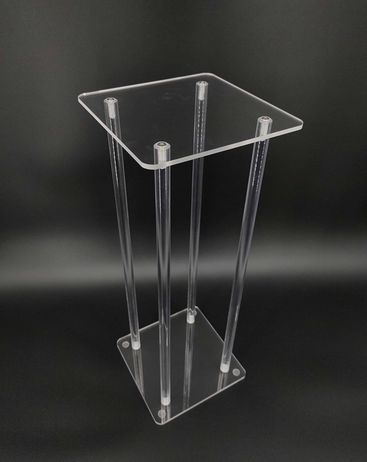 9L x 9W x 30 Clear Acrylic Display Riser Stand