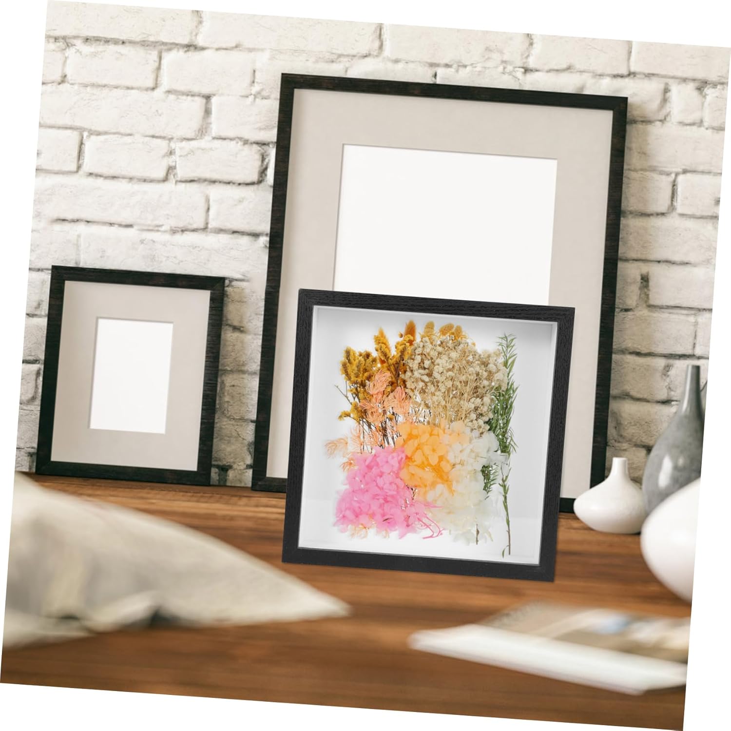Dried Flower Display Frame for Home Decor and DIY Artwork