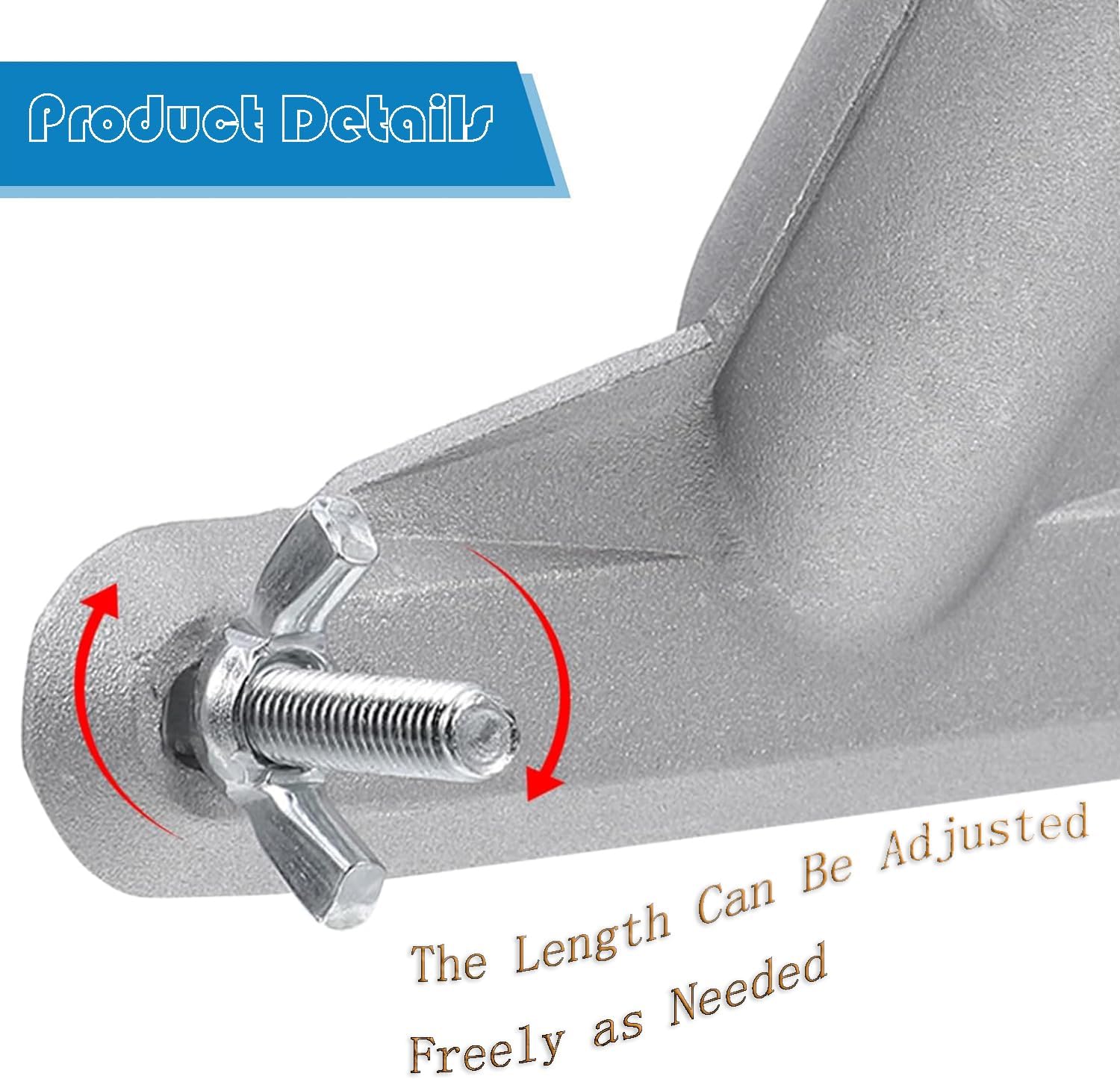 Heavy-Duty Broom Handle Bracket 45 Design