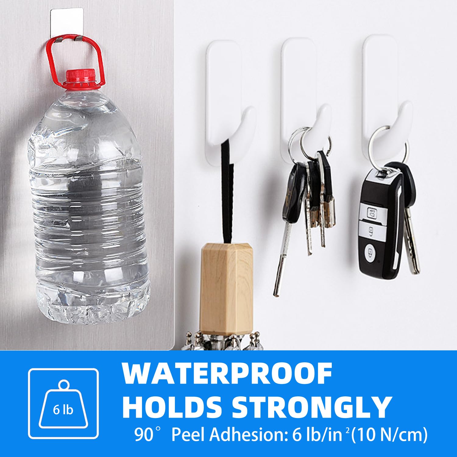 Double Sided Tape 10mm x 165ft Heavy Duty Water Resistant for Wall Mounting