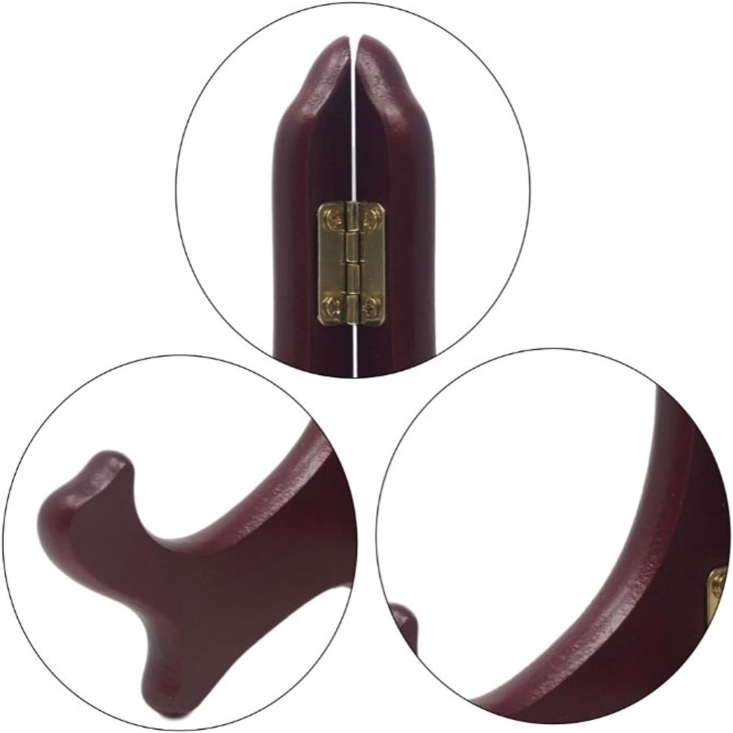 Mahogany Wooden Easels Set of 2 - 11 H Folding Display Stands