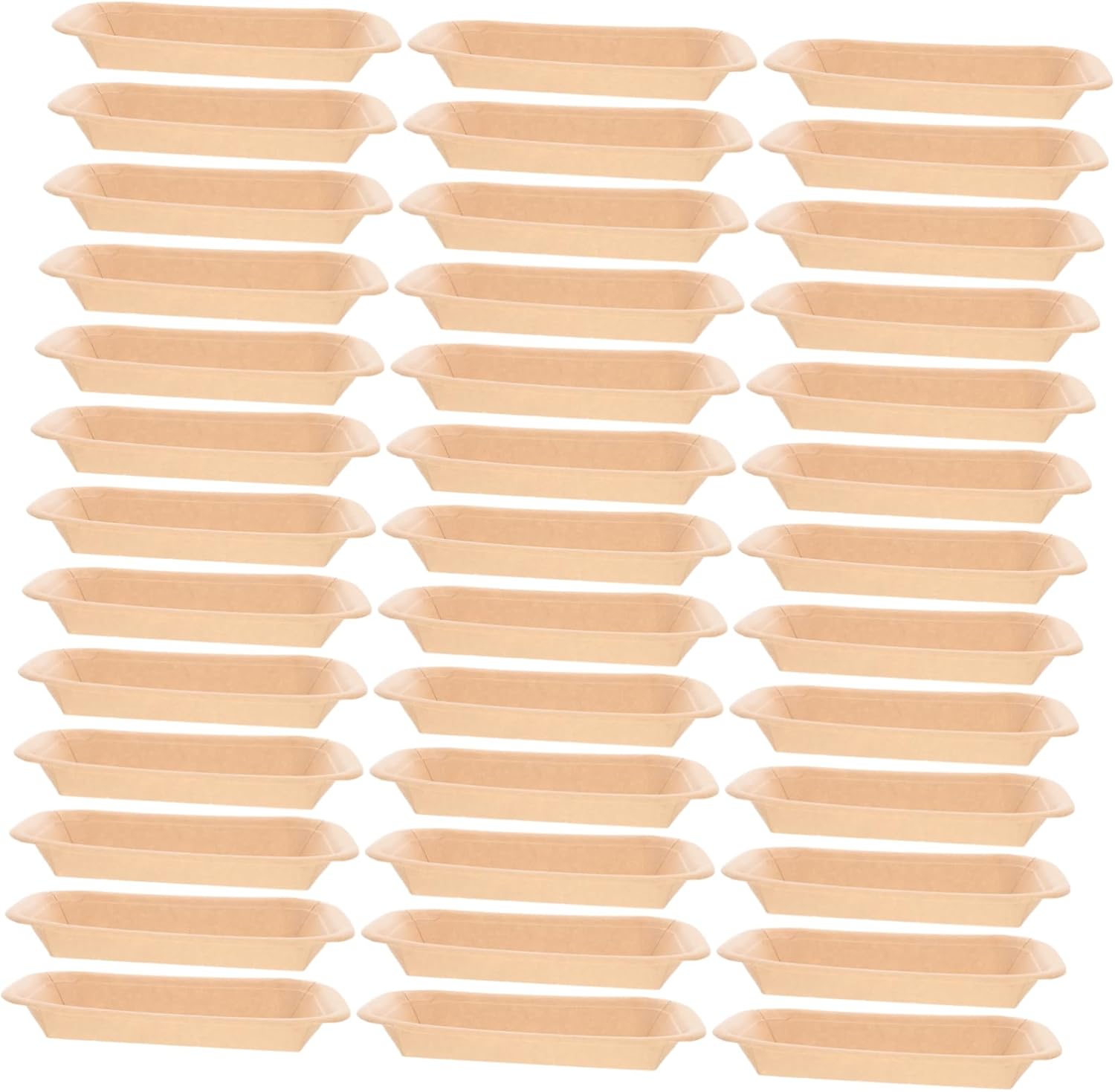 50 Pcs Disposable Barbecue Tray for Parties and Events