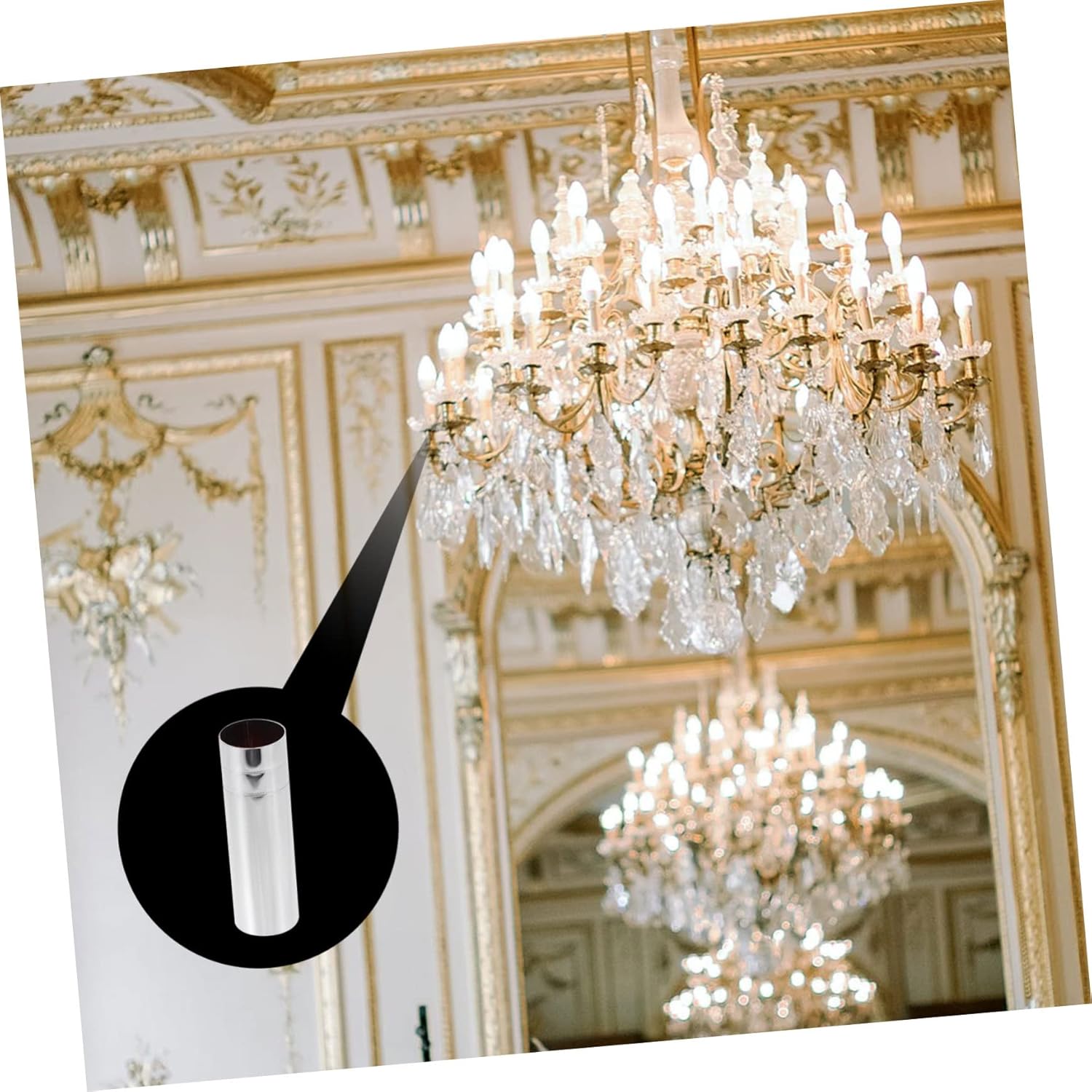 2Pcs Chandelier Lamp Holder Sleeves Retro Decorative Base Covers