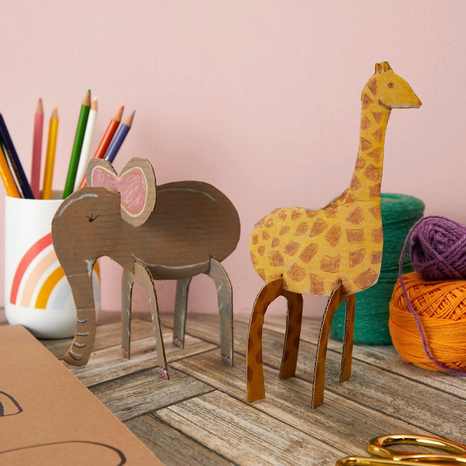 50 Pack Corrugated Cardboard Sheets 9x12 for Packaging and Crafts