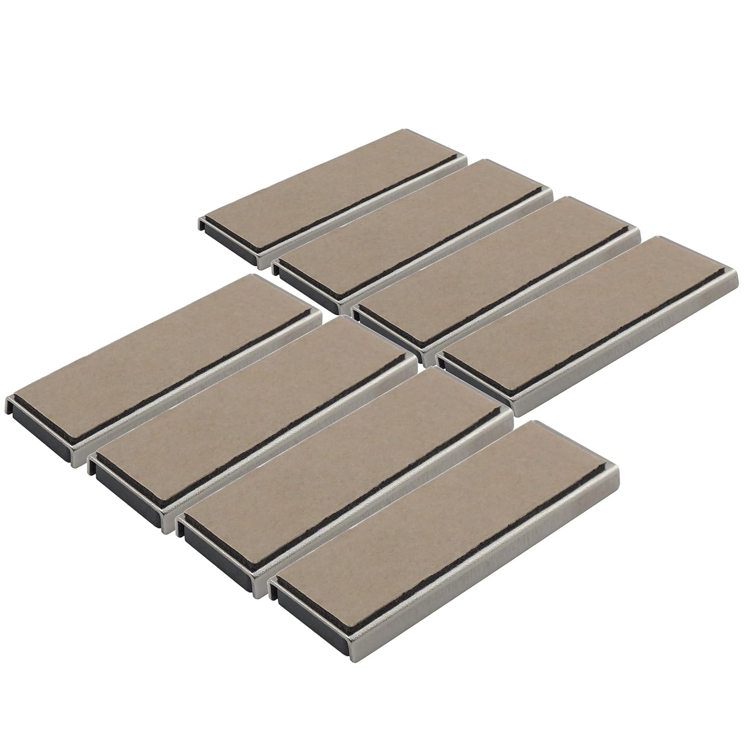 Master Magnetics Ceramic Channel Magnet Pack - 8-Piece 22 lb Pull Strength