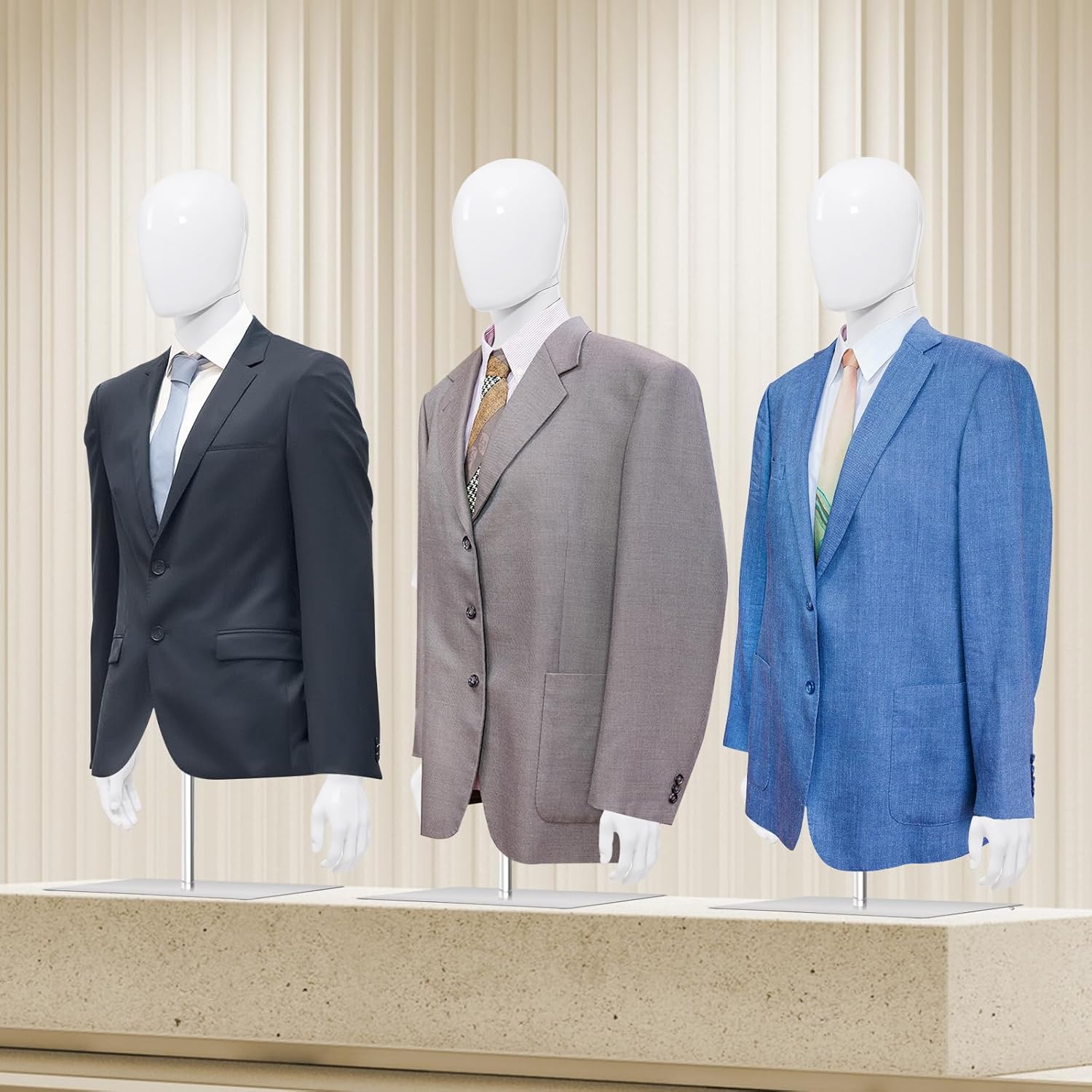 Goplus Male Mannequin Torso with Stand