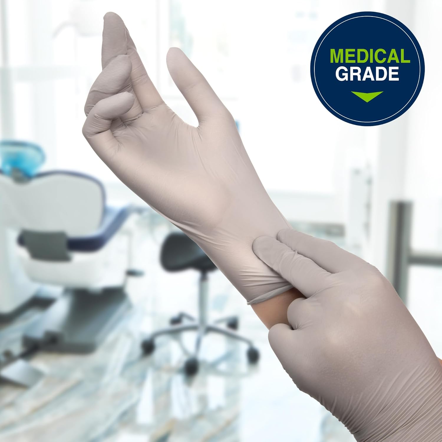 HALYARD Sterling SG Nitrile Powder-Free Exam Gloves Box of 250