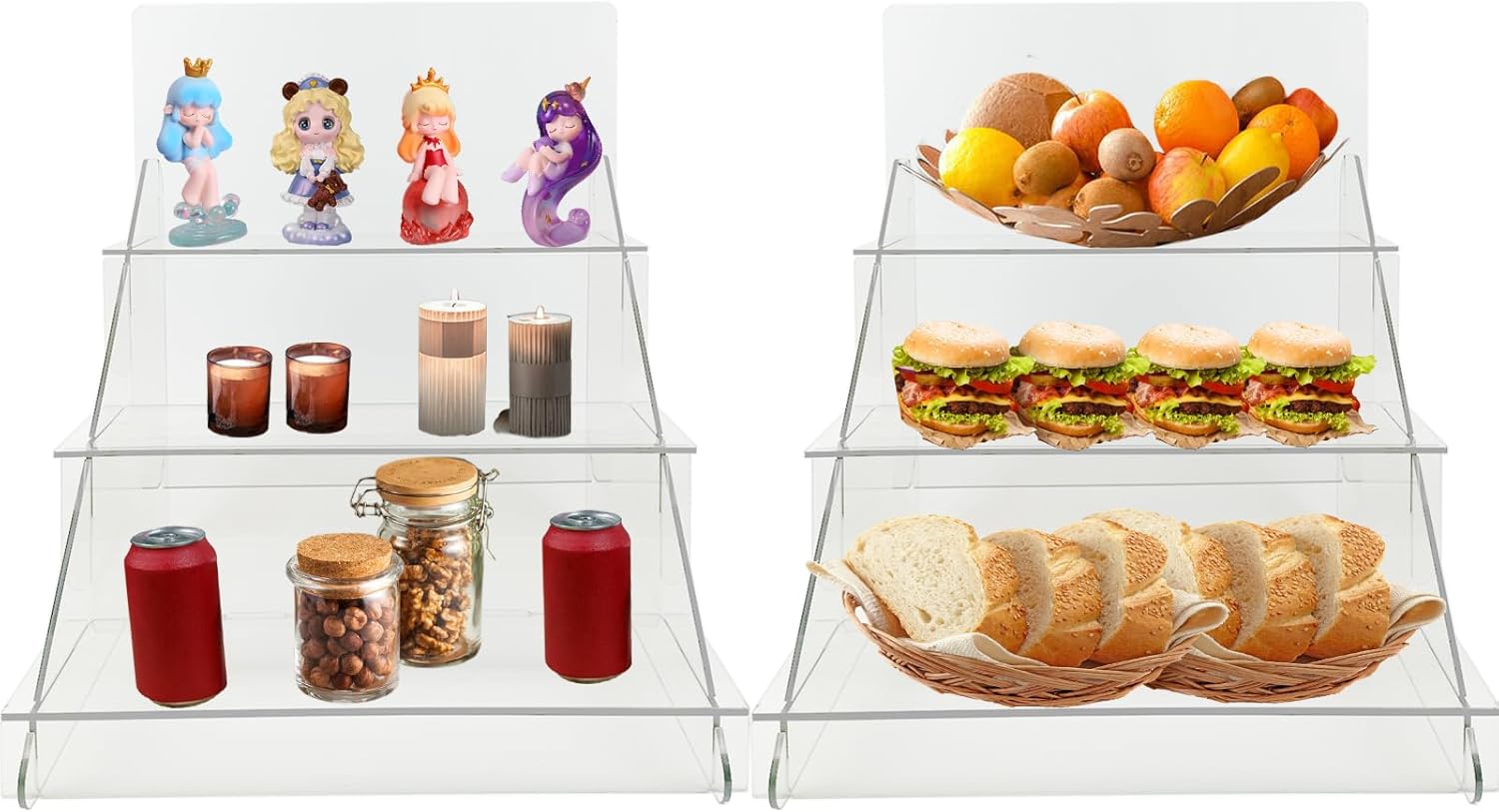 1855x16x15 Portable Display Stand - Transparent Display Table