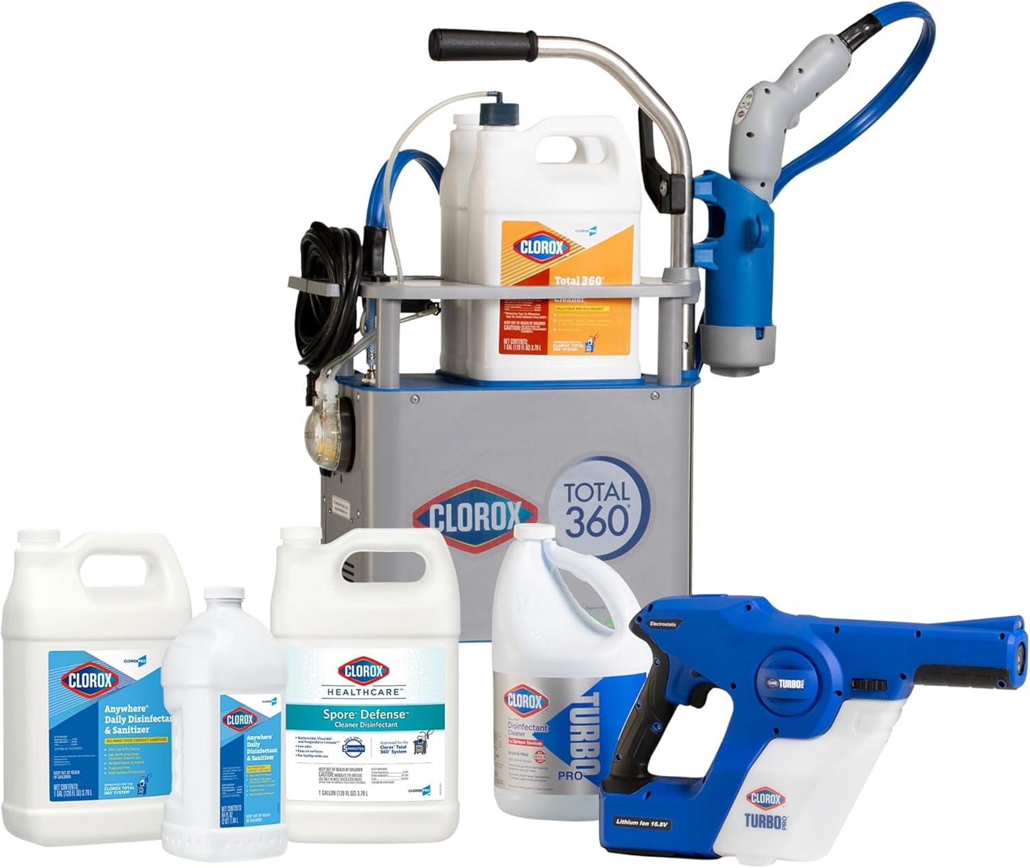 CloroxPro Total 360 Disinfectant Cleaner 128 Oz 4 Pack