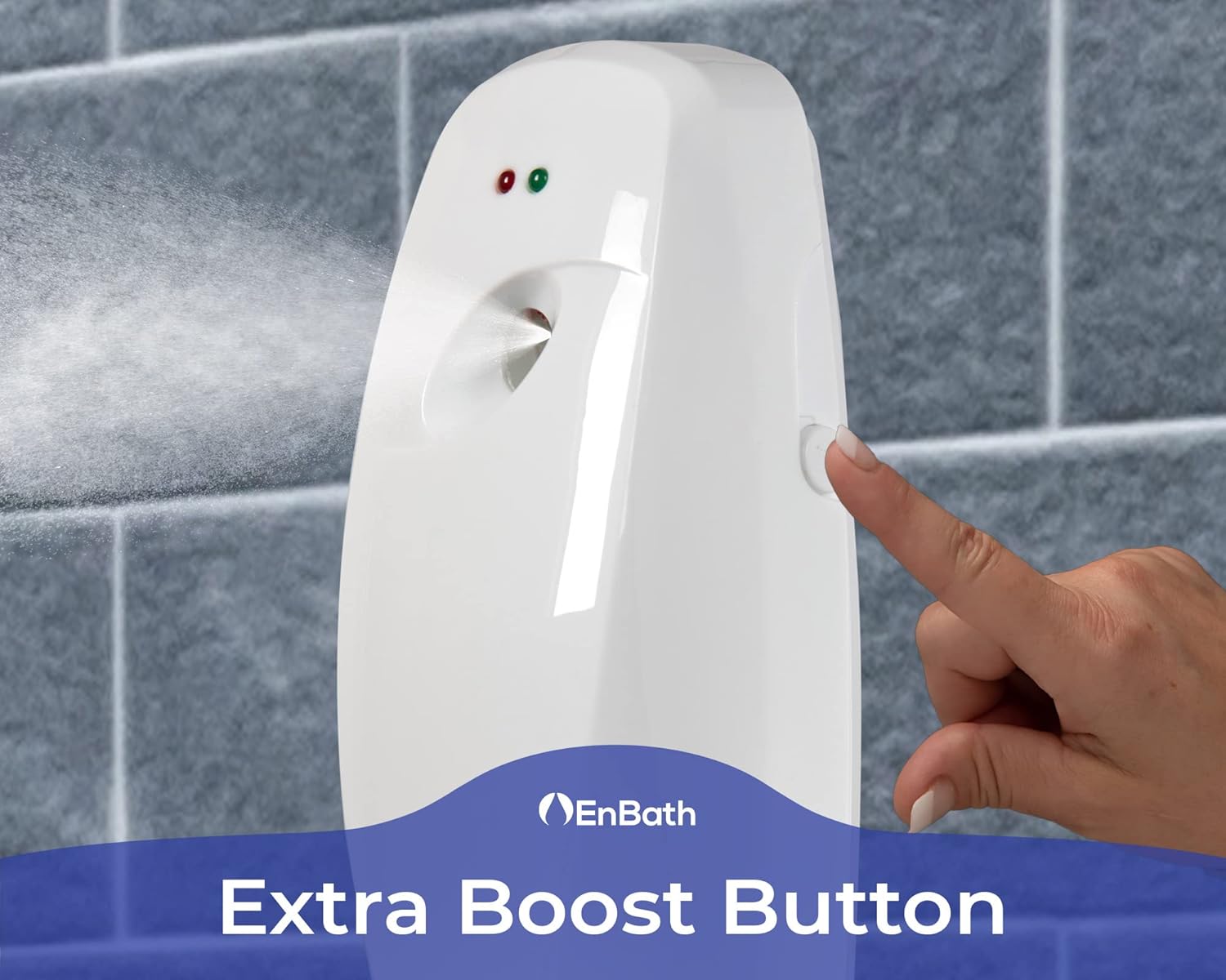 EnBath Automatic Air Freshener Spray Dispenser 2-Pack