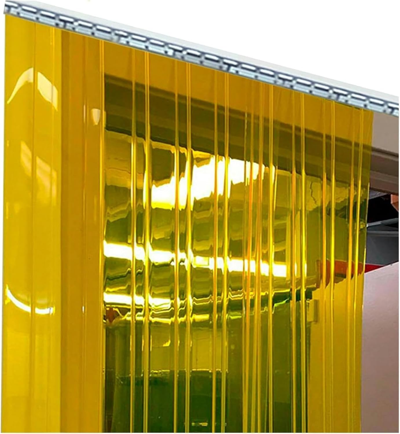 Yellow PVC Door Curtain for Commercial Entry Doors