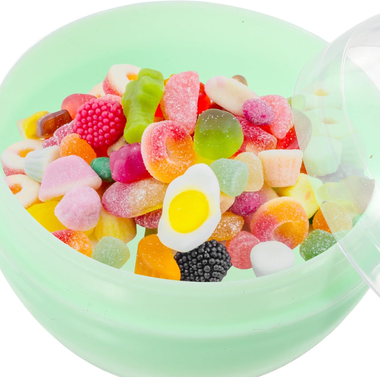 FAVOMOTO 50PCS Clear Round Vending Machine Balls