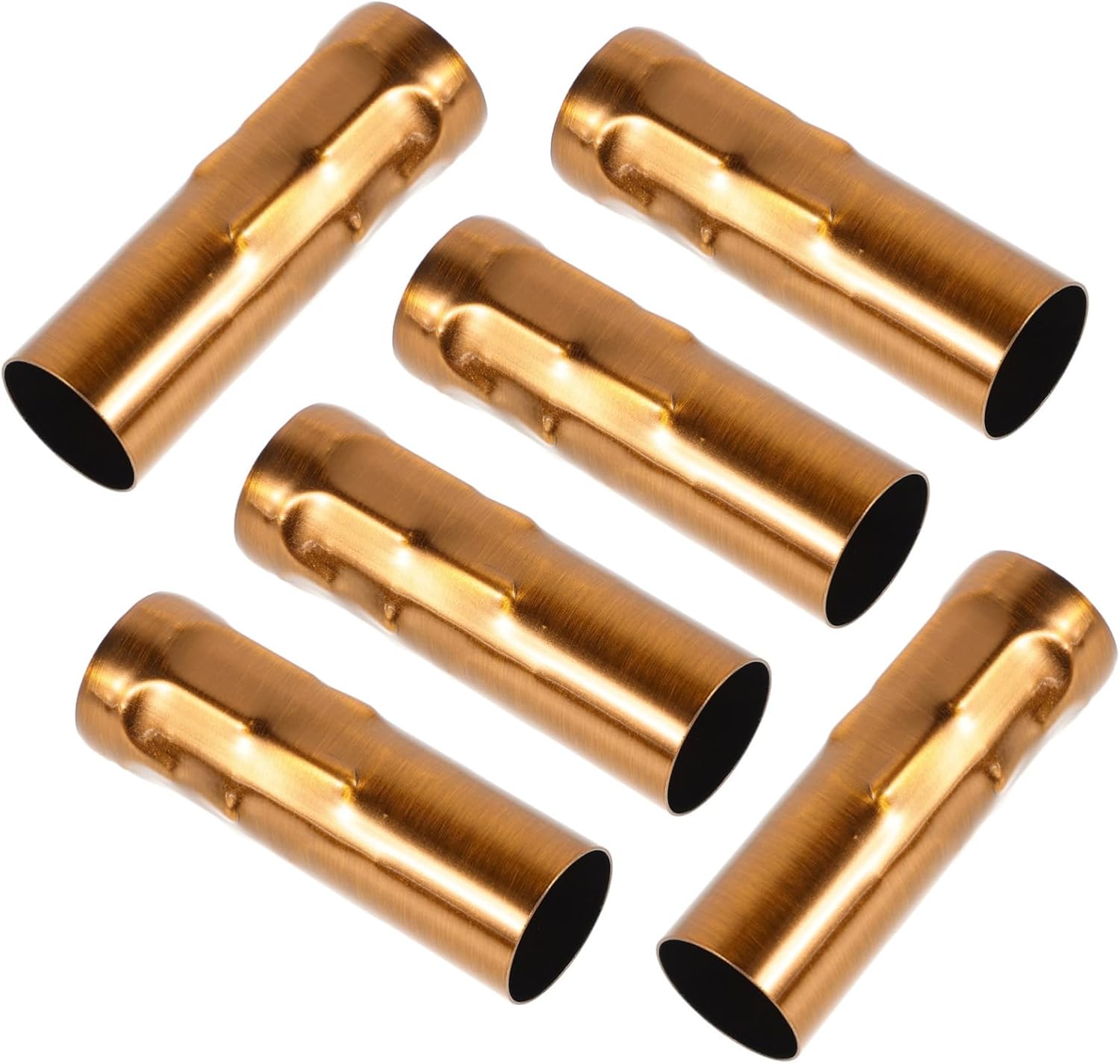 WHAMVOX E14 Lamp Holder Candle Light Sleeve 6pc Vintage Crystal Chandelier Accessory