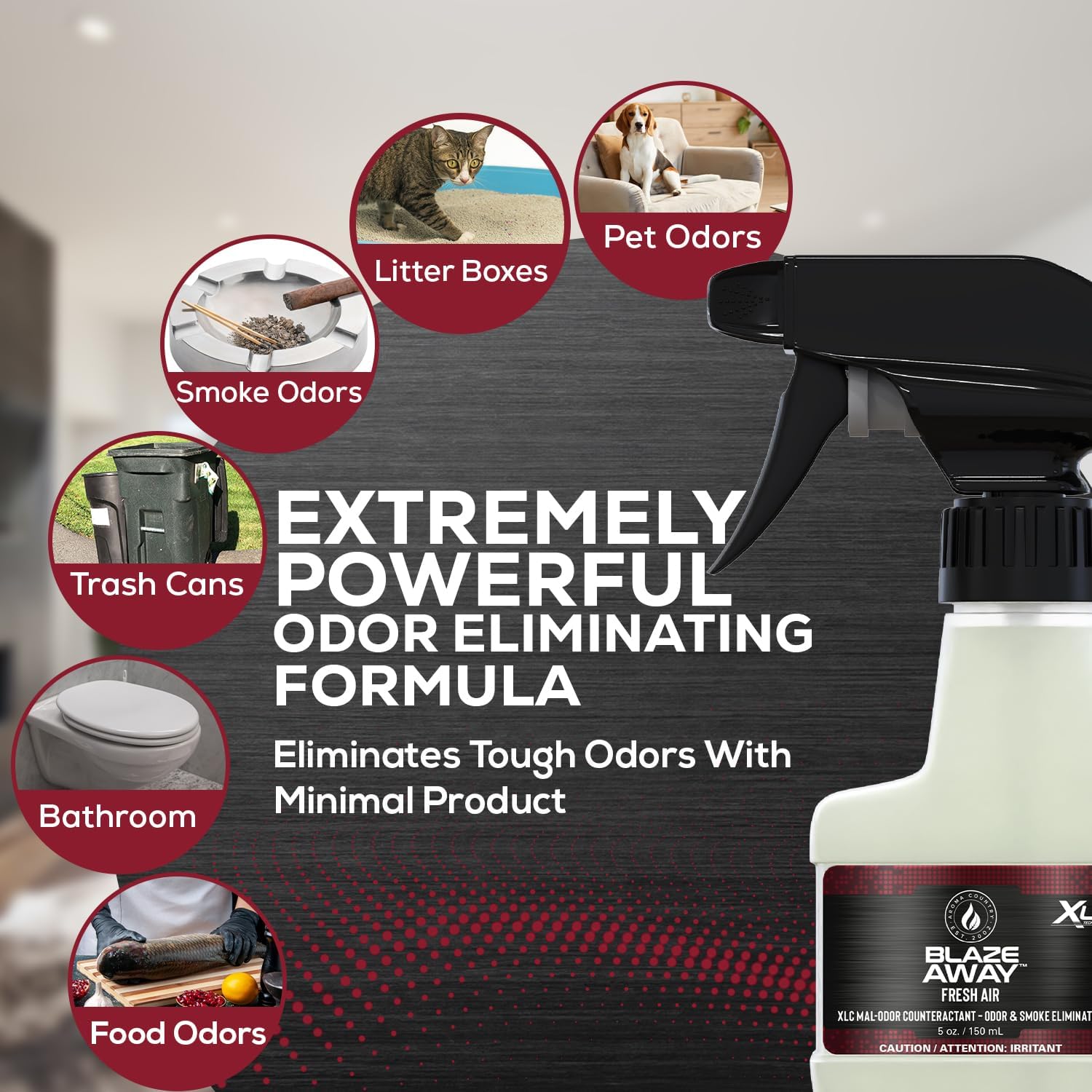 Blaze Away Commercial Air Freshener for Strong Odors