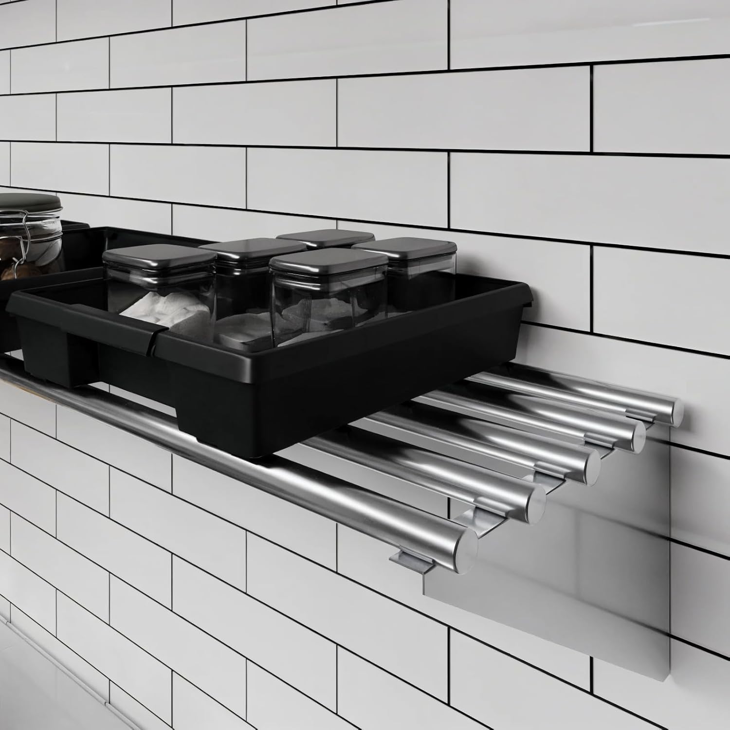 AmGood 14 in x 48 in NSF Stainless Steel Wall Shelf