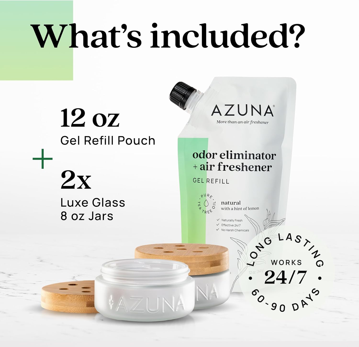 Azuna Air Freshener Odor Eliminator 2 Room Kit 1