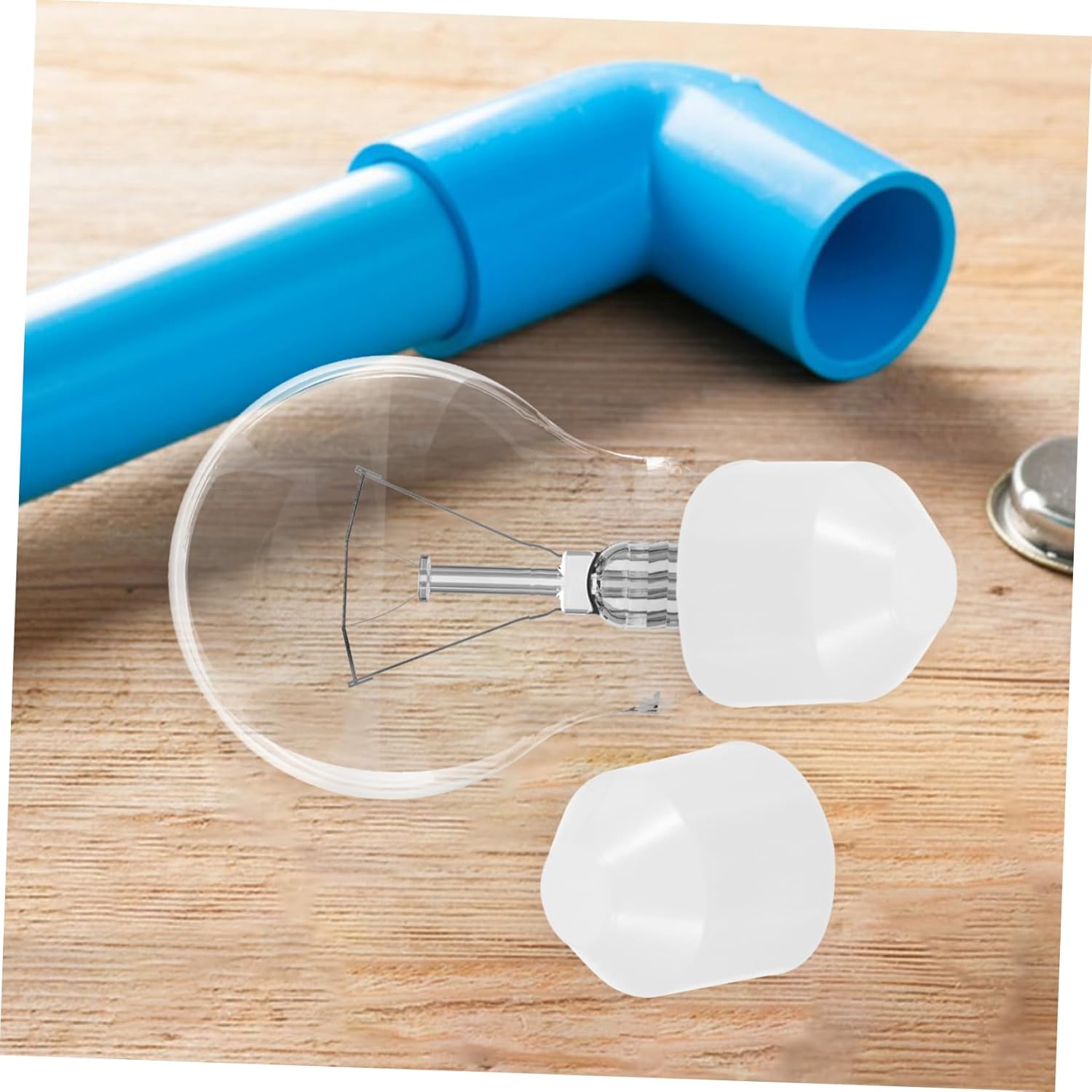 Artibetter 50 Pcs E27 Lamp Socket Caps Decorative Covers