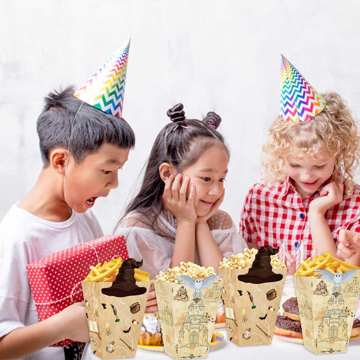 Zliisang Magic Party Popcorn Boxes 20pc Birthday Treat Containers
