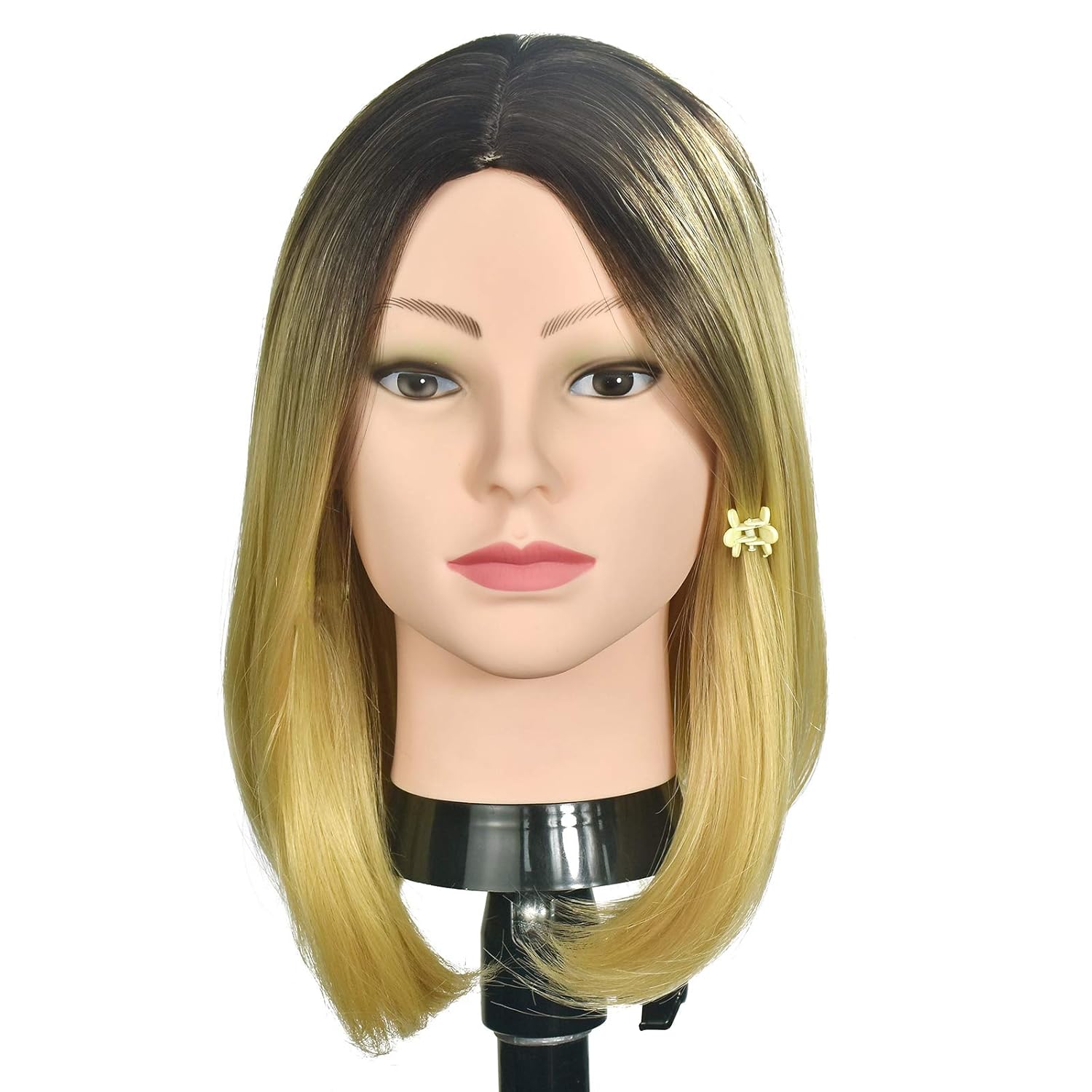 Professional Cosmetology Mannequin Head - Female Bald Head for Wigs and Makeup Practice