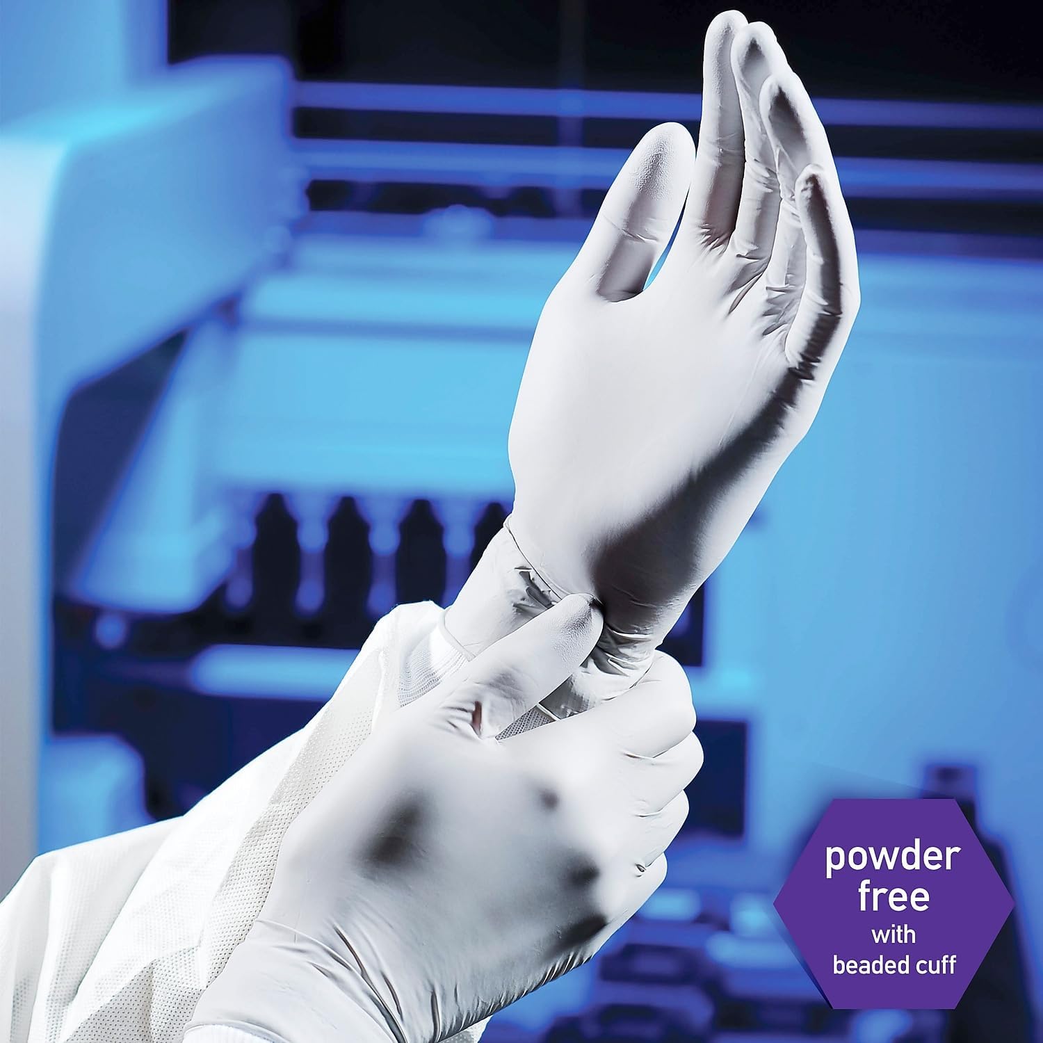 Halyard KCC50707 Nitrile Exam Gloves Medium
