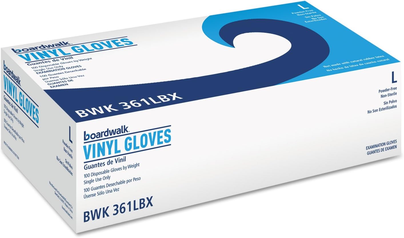Boardwalk Exam Vinyl Gloves BWK361LBX