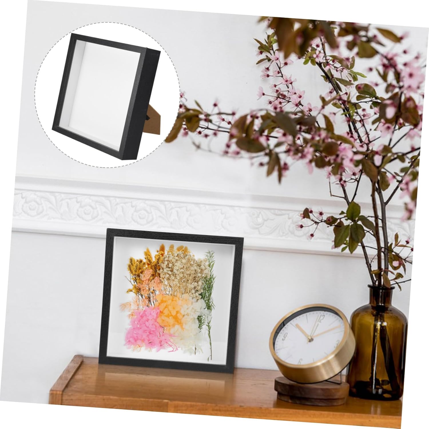 Dried Flower Display Frame for Home Decor and DIY Artwork